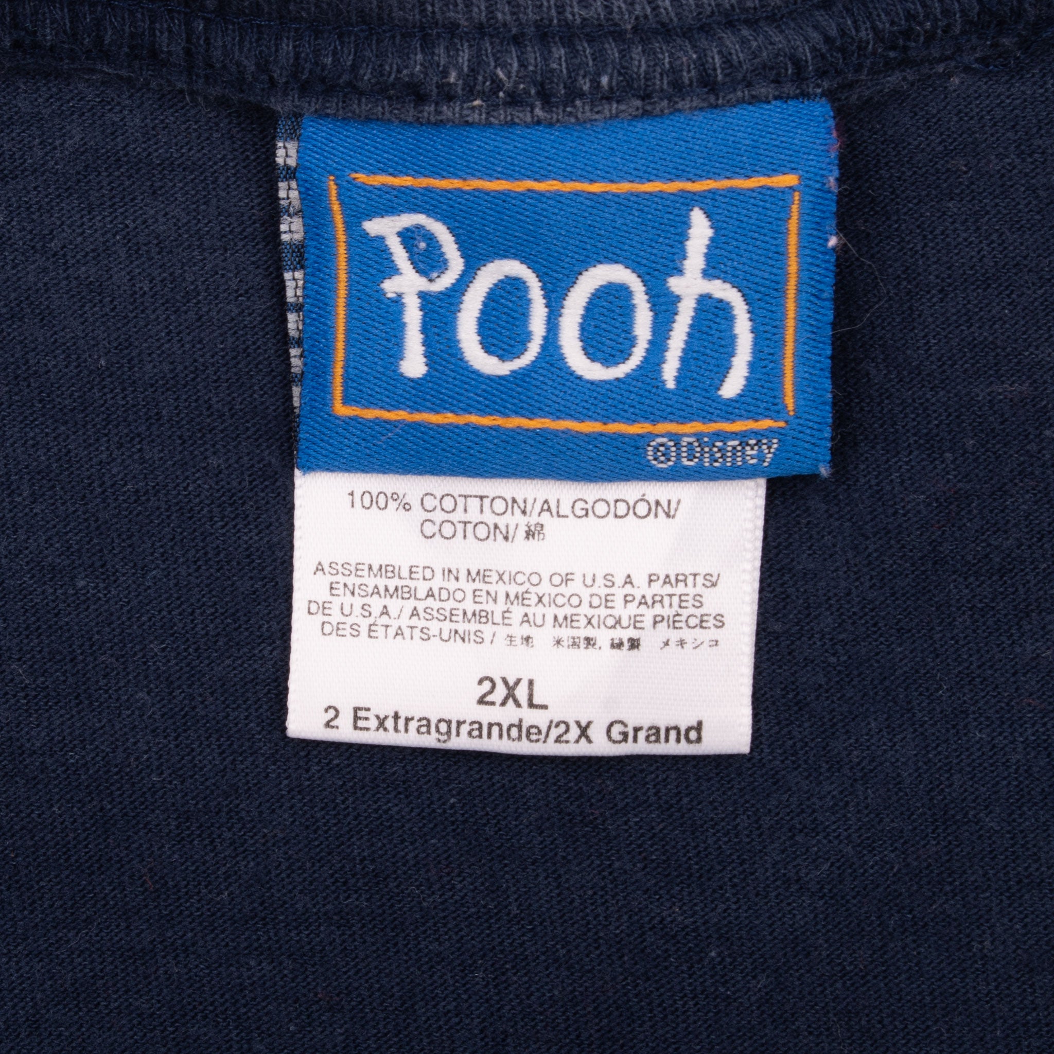 Vintage Disney Winnie The Pooh Tigger Pokcet Tee Shirt Size 2XL