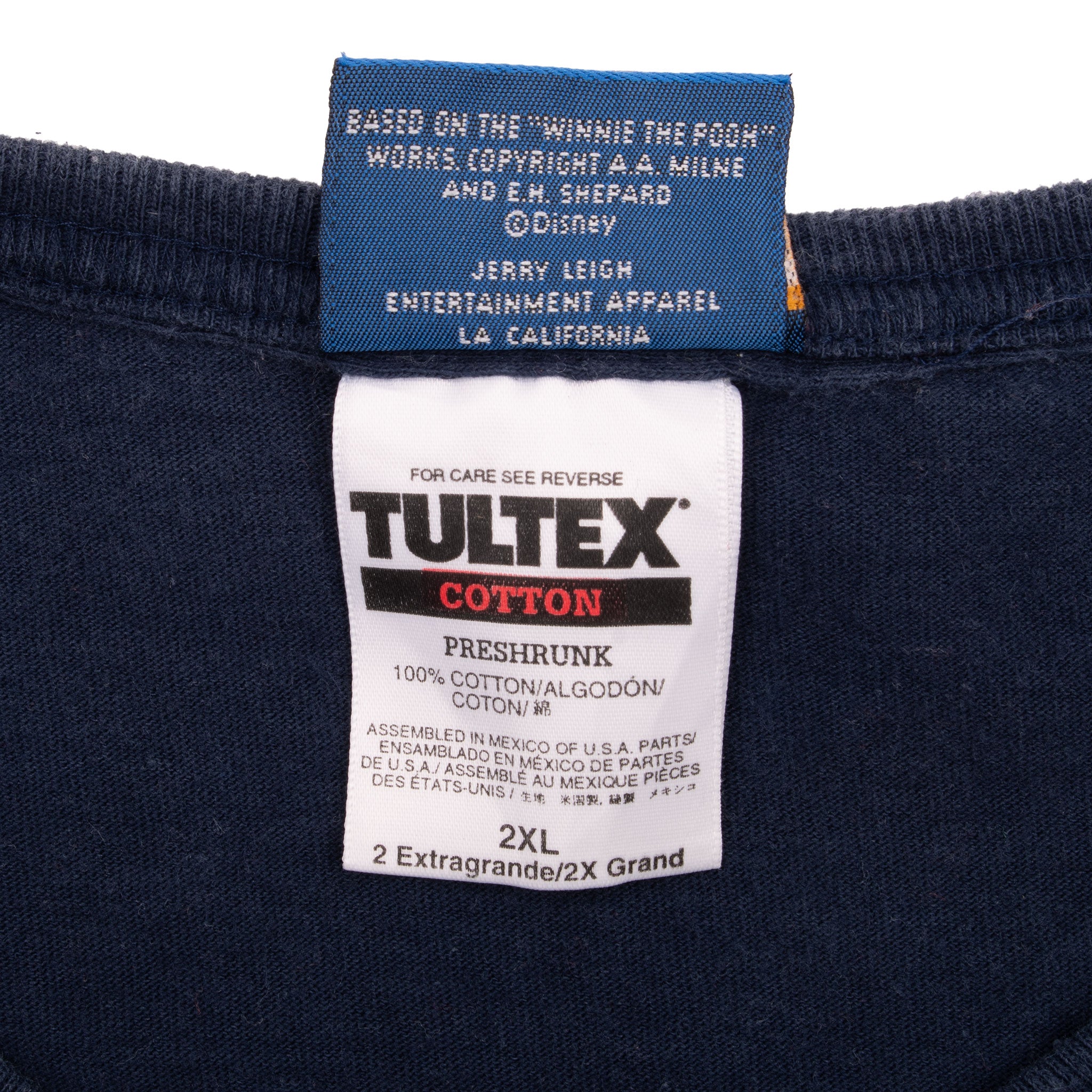 Vintage Disney Winnie The Pooh Tigger Pokcet Tee Shirt Size 2XL