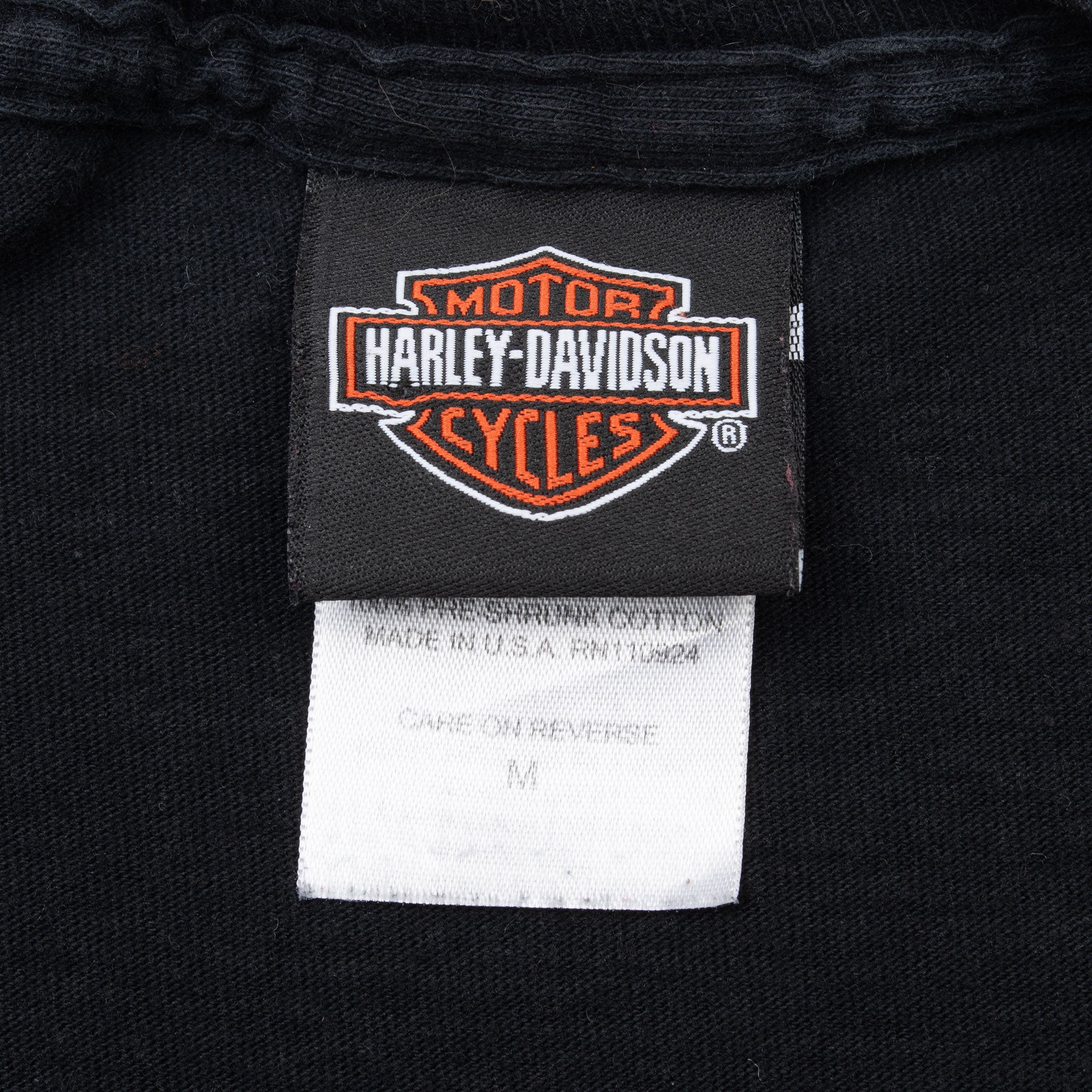 Vintage Harley Davidson Fatboy Sioux Falls 2011 Tee Shirt Size Medium Made In Usa