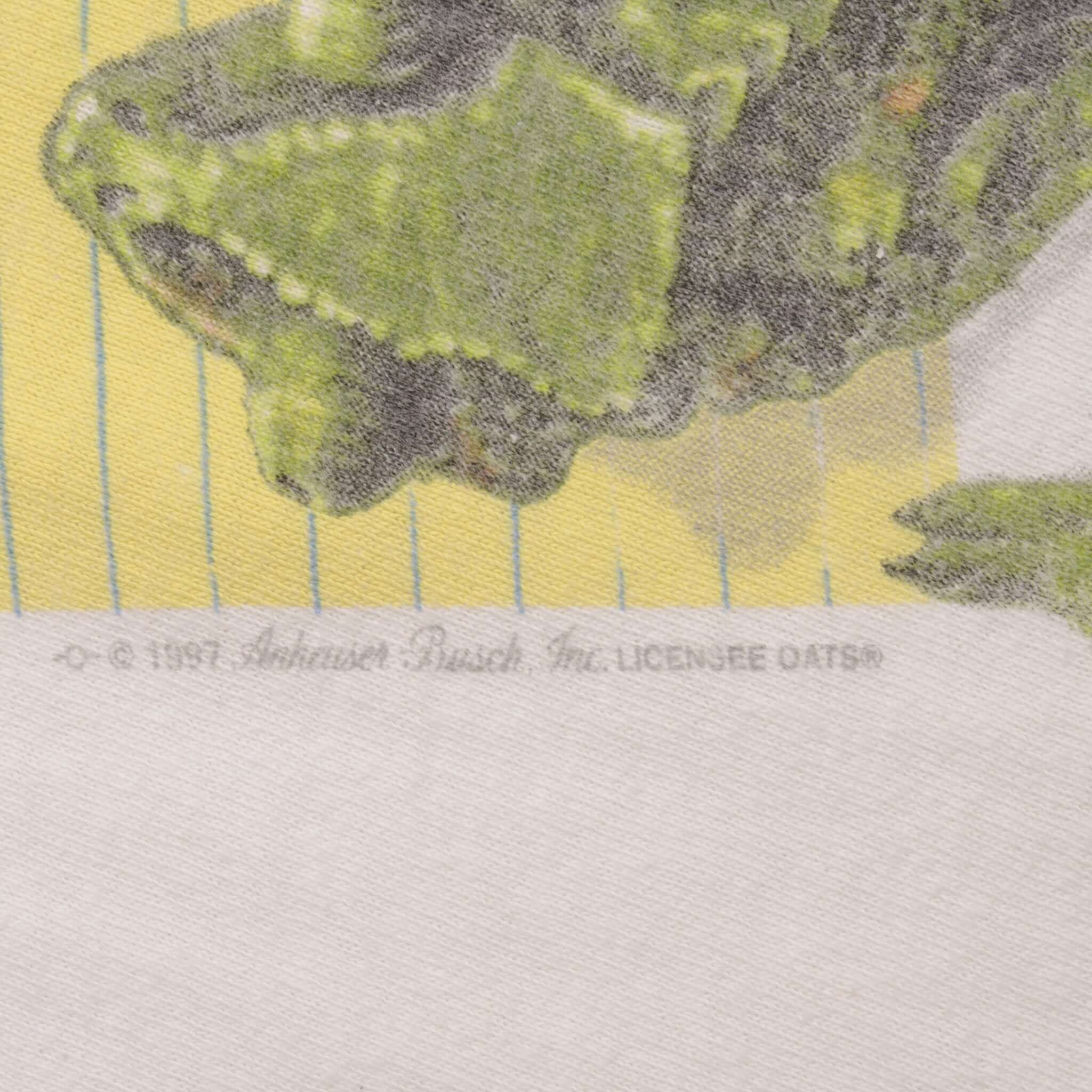 Vintage Budweiser Chameleons Tee Shirt 1997 Size Xl Made In USA