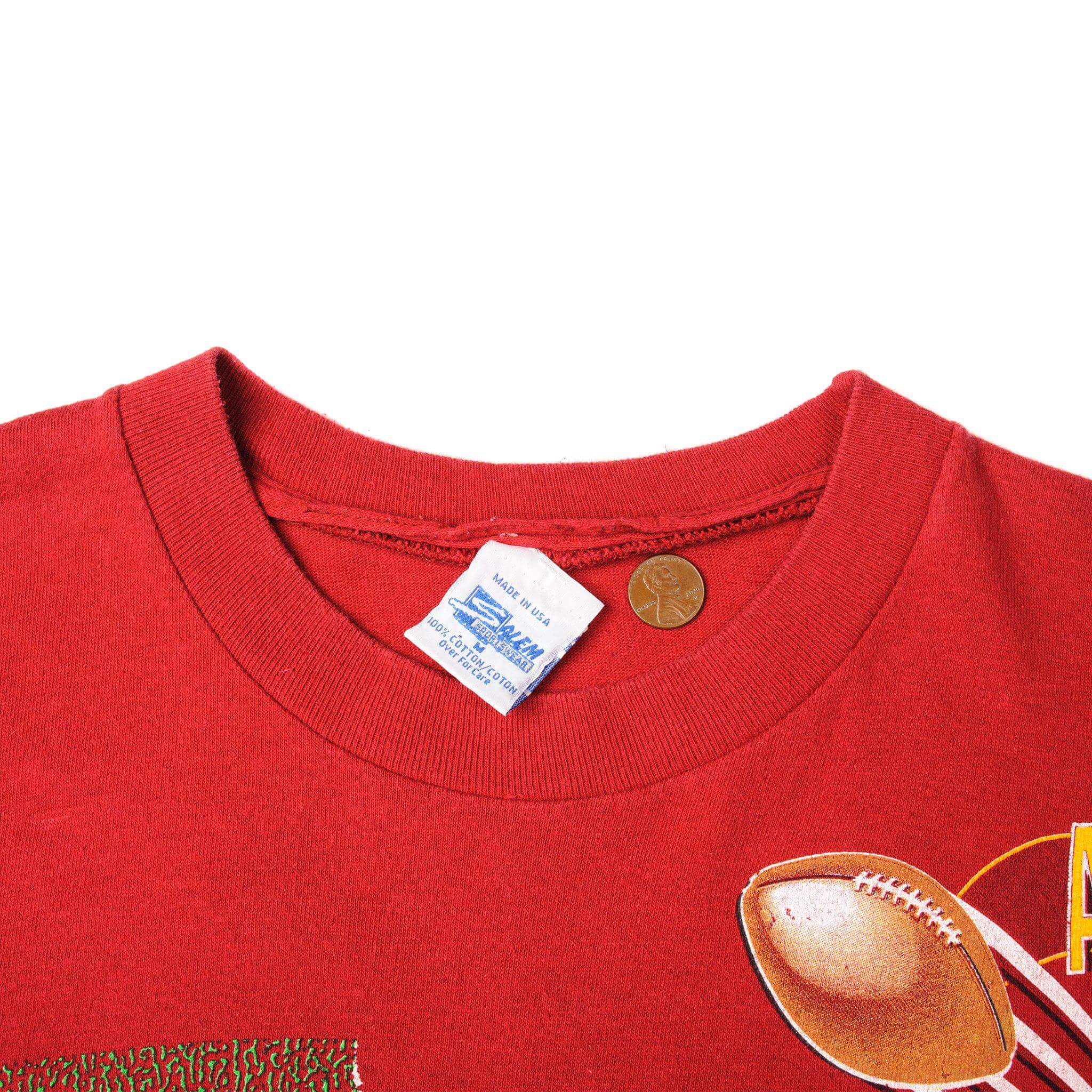 VINTAGE NFL WASHINGTON REDSKINS TEE SHIRT 1992 SIZE MEDIUM MADE IN USA