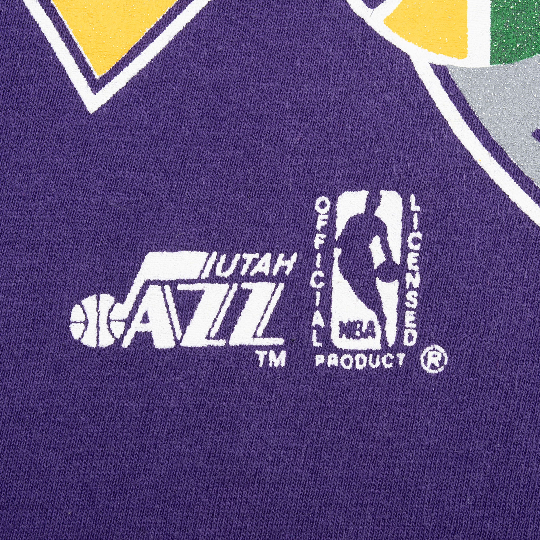 VINTAGE NBA UTAH JAZZ 1992 TEE SHIRT SIZE LARGE MADE IN USA