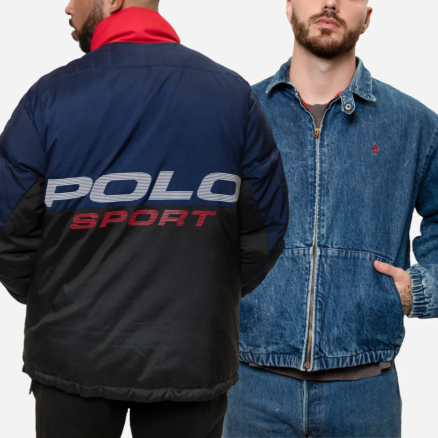 Vintage Polo Ralph Lauren clothing including jackets, denim jackets and outerwear