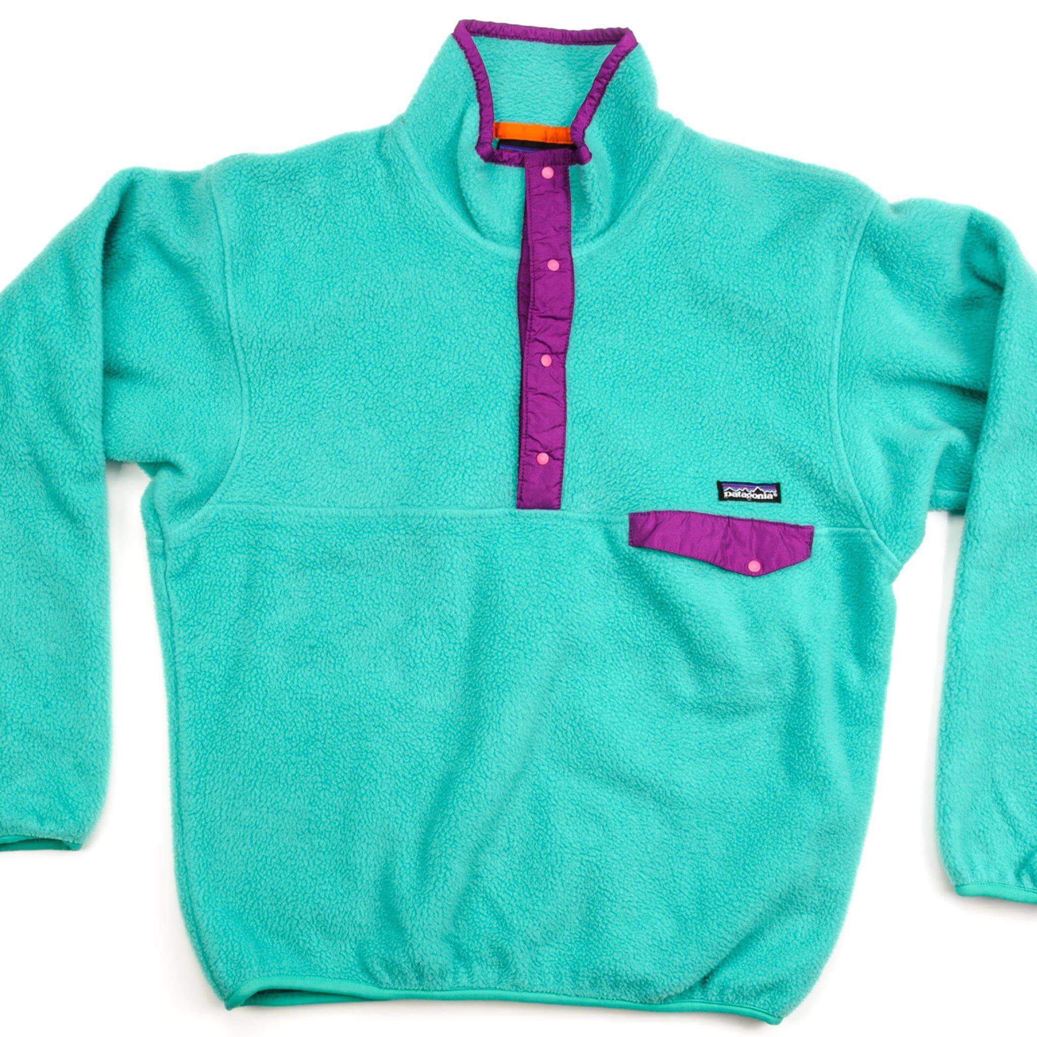 VINTAGE ORIGINAL PATAGONIA SNAP-T FLEECE PULLOVER 90'S SIZE MEDIUM