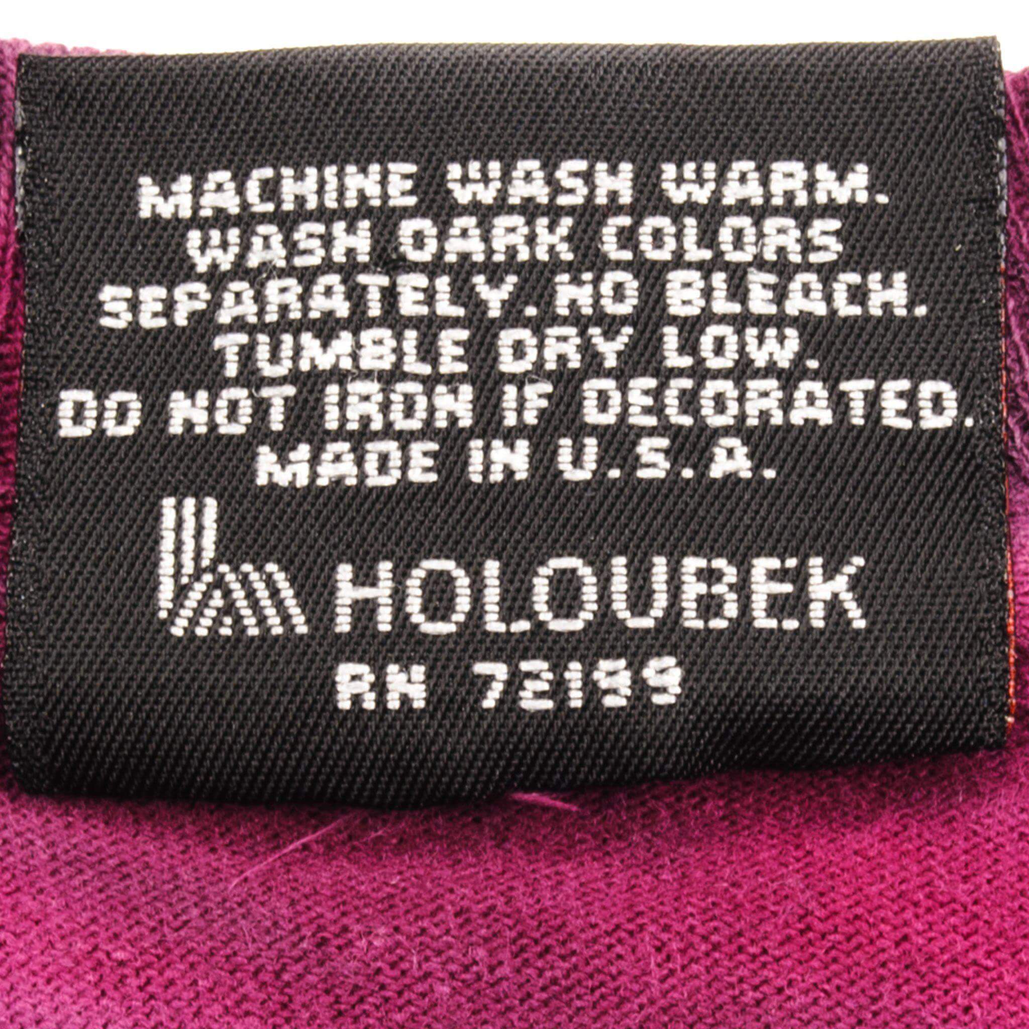 Vintage Tie Die Harley Davidson Tee Shirt "Southside Virginia Beach" By Holoubek Size Large Made In USA.