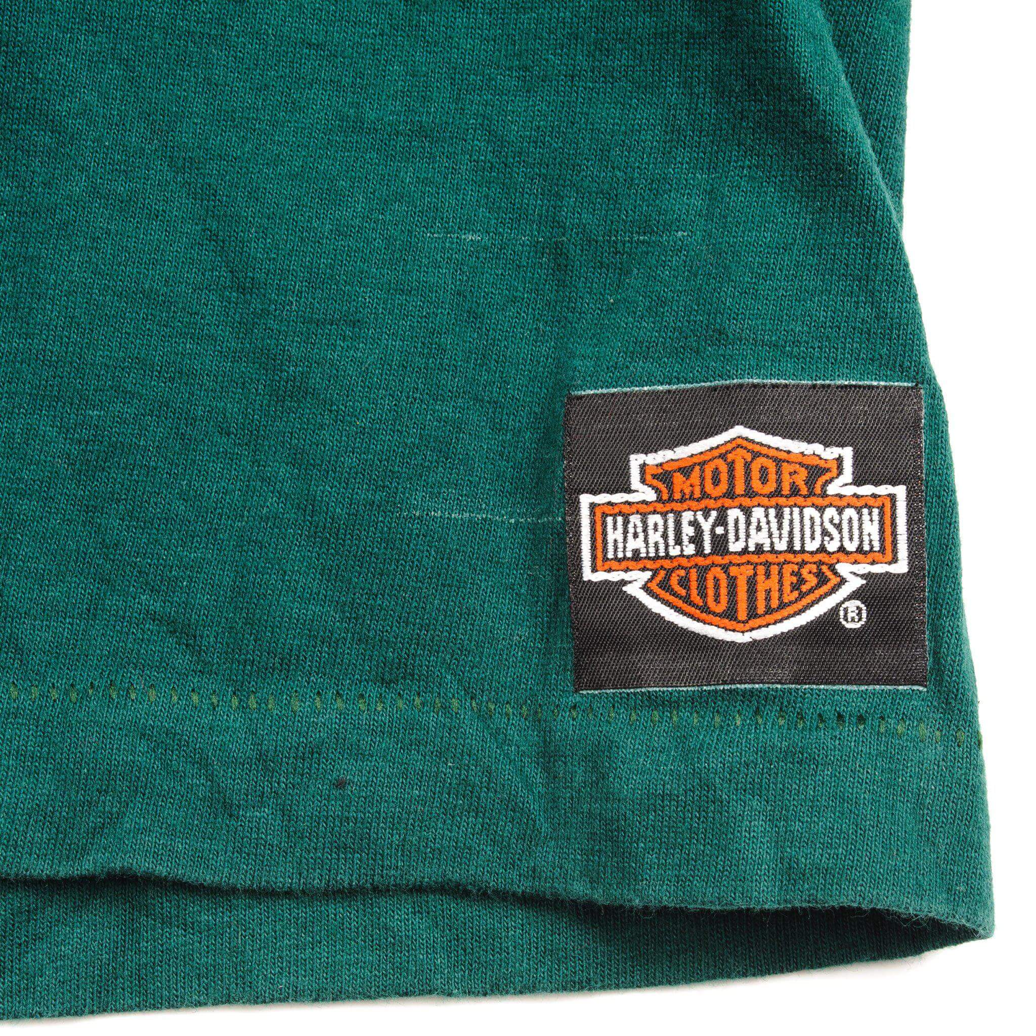 VINTAGE HARLEY DAVIDSON TEE SHIRT BY HOLOUBEK 1991 SIZE L MADE IN USA