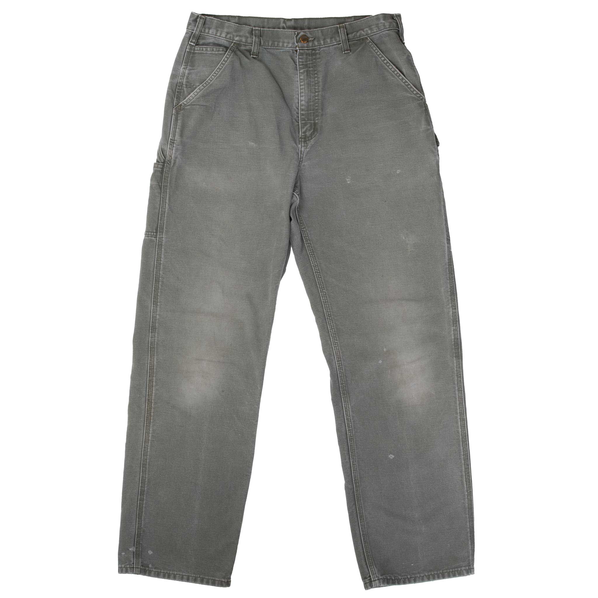 Vintage Carhartt Carpenter Sage Green Pants Size 34X32
Size on Tag 34X34 Actual Size 34X32