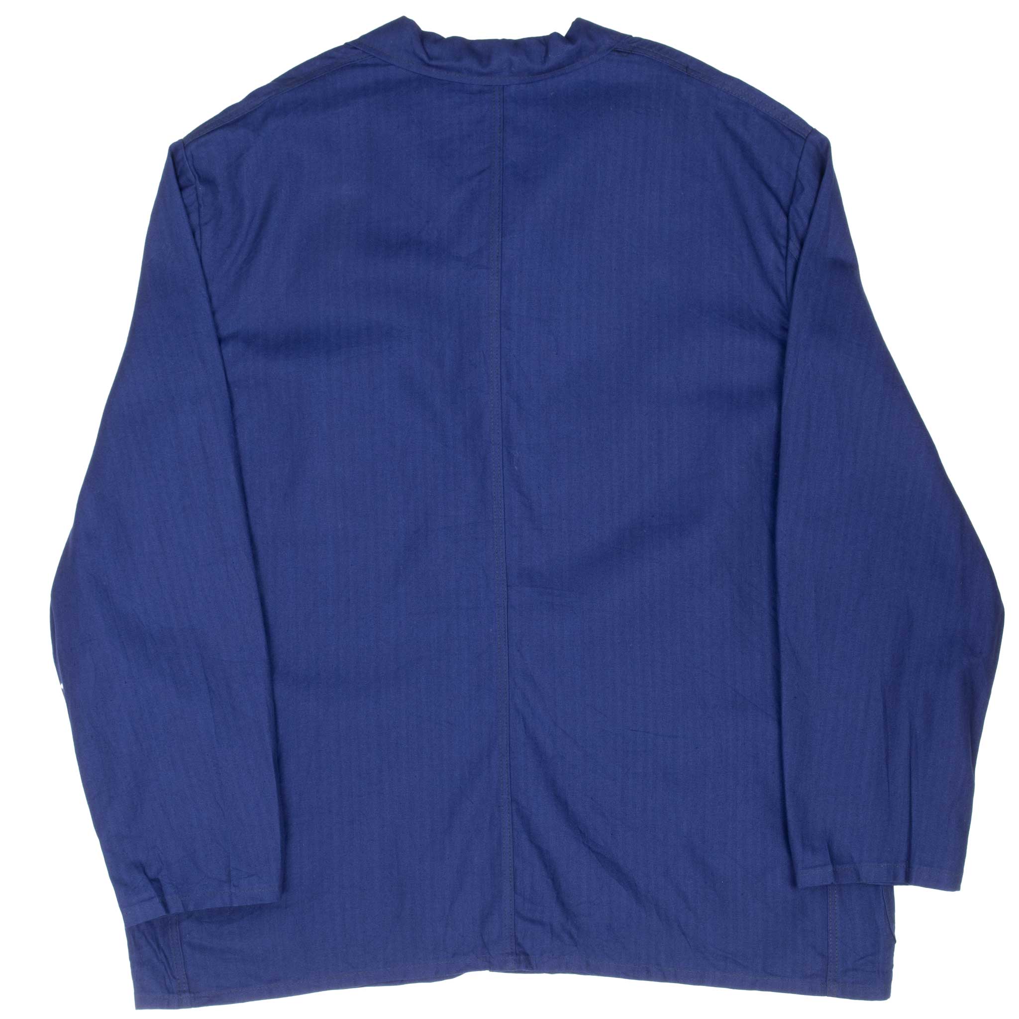 Vintage French Workwear Twill Herringbone Hj Jacket 1960S 2XL
