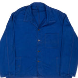 Vintage French Workwear Twill Herringbone Sorglos Jacket 1960S Size 2XL