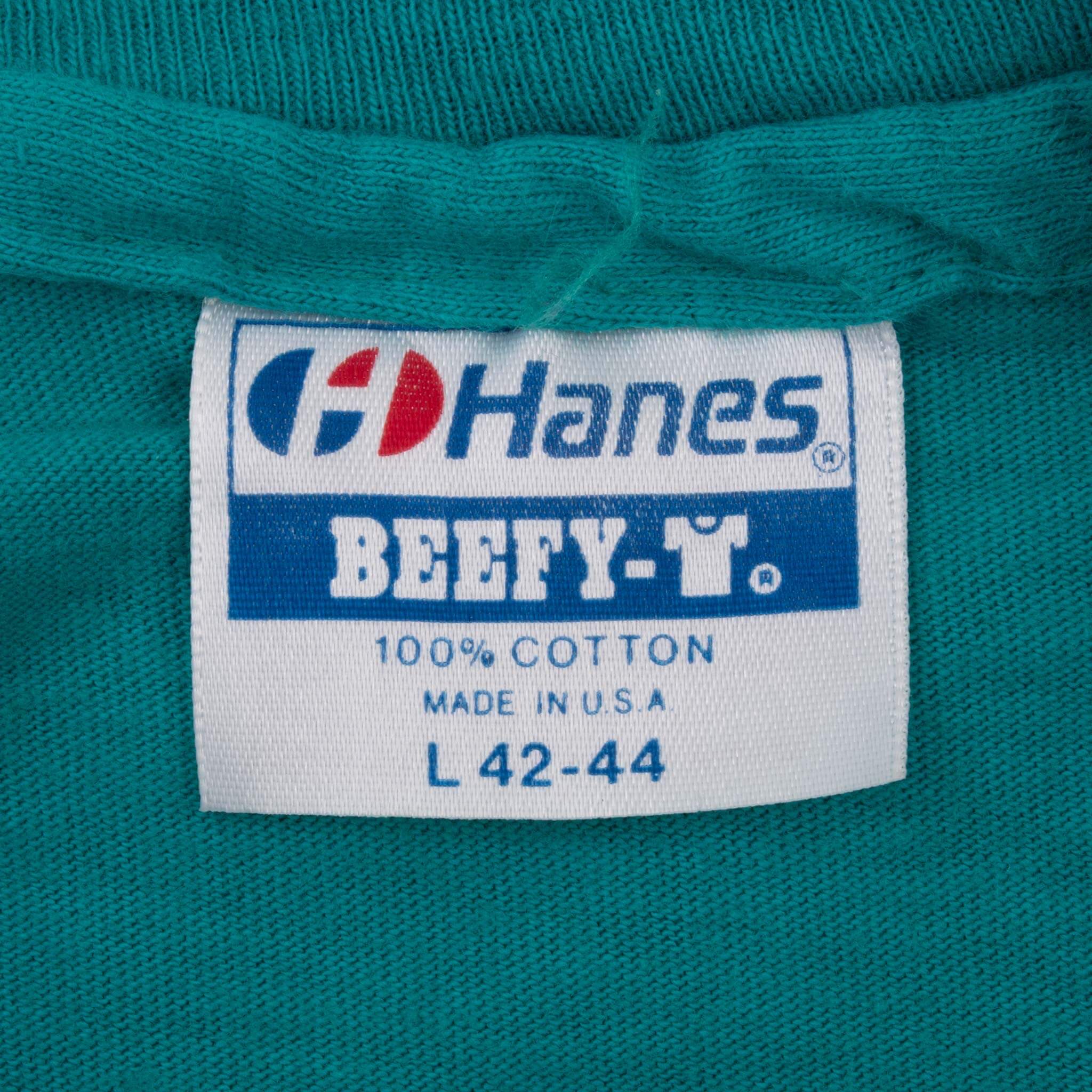 Vintage Honolulu Marathon Finisher 1990 Tee Shirt Size Large Made In Usa With Single Stitch Sleeves