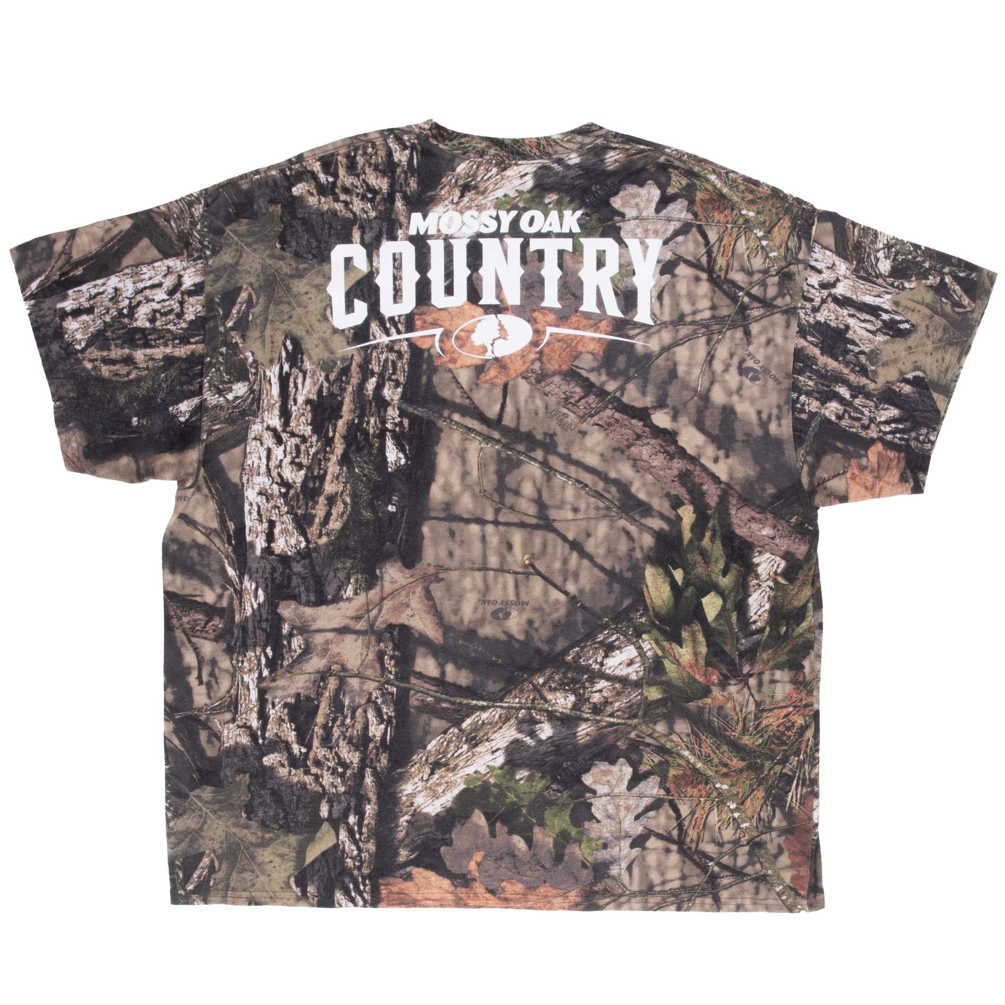 Vintage Hunting Mossy Oak Break Up Country Camo Pocket Tee Shirt Size 2XL