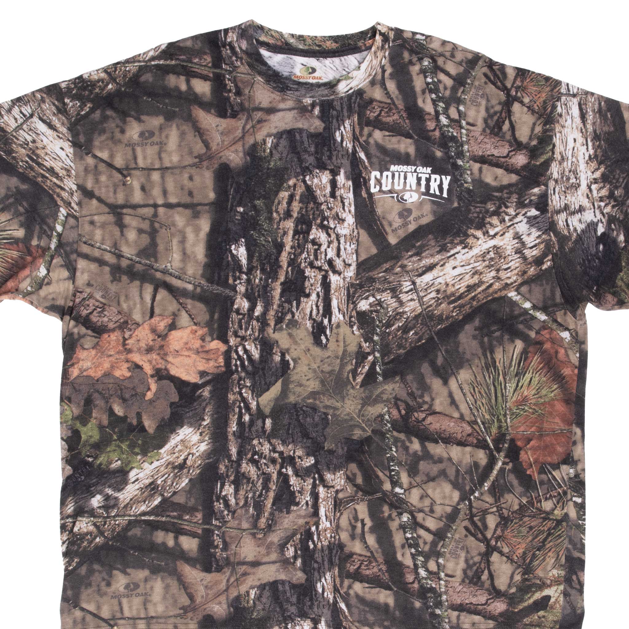 Vintage Hunting Mossy Oak Break Up Country Camo Pocket Tee Shirt Size 2XL