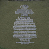 Vintage Hunting Mossy Oak Break Up Infinity Camo Long Sleeve Pocket Tee Shirt Size Large