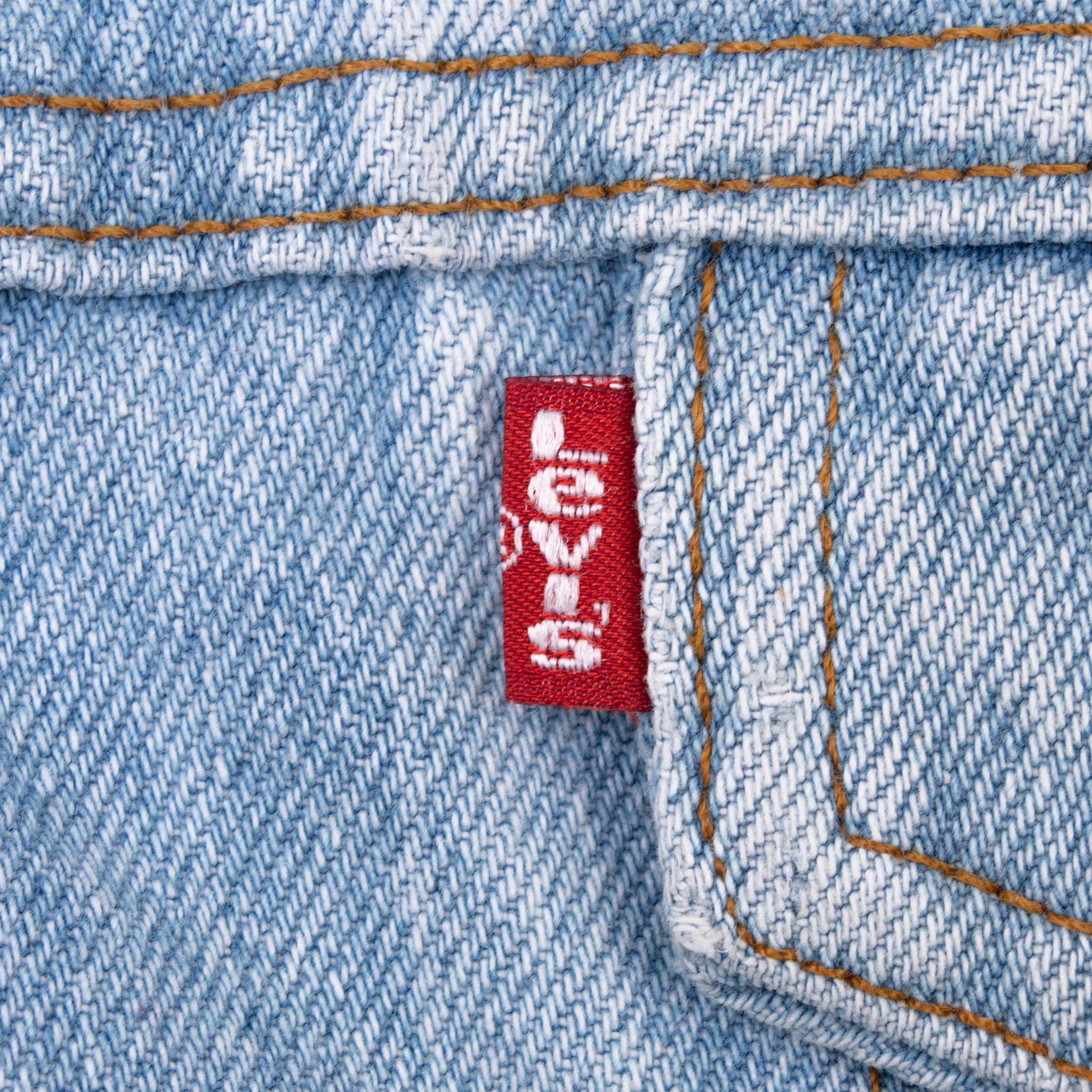 Vintage Levis Sherpa Trucker Very Light Wash Denim Jacket 1980S Size Small Made In Usa