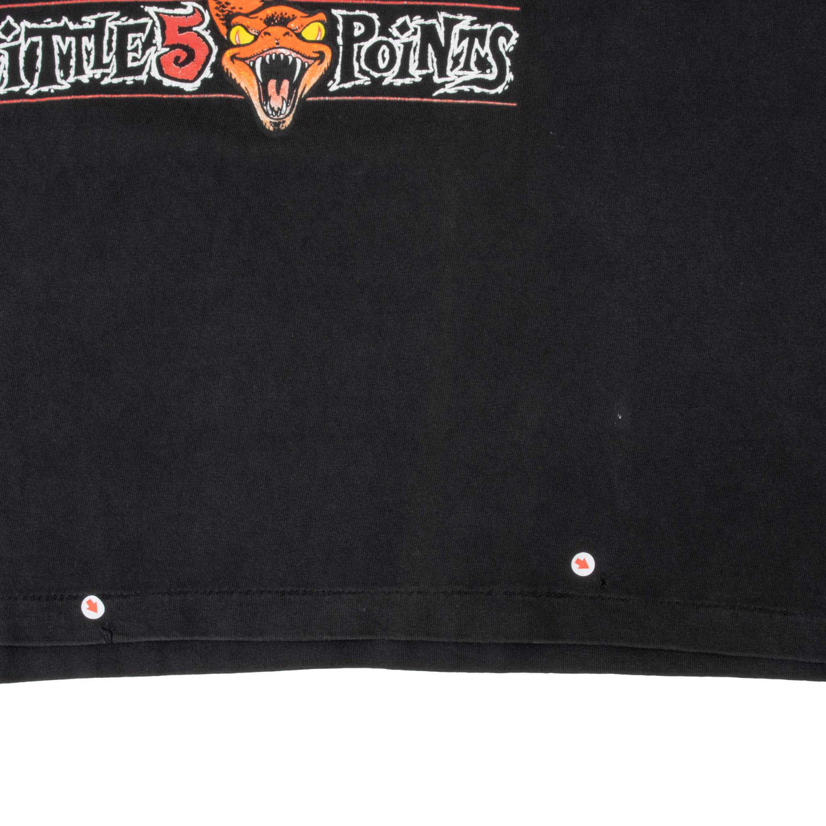 VINTAGE LITTLE 5 POINTS HALLOWEEN FESTIVAL 1993 TEE SHIRT XL MADE IN USA
