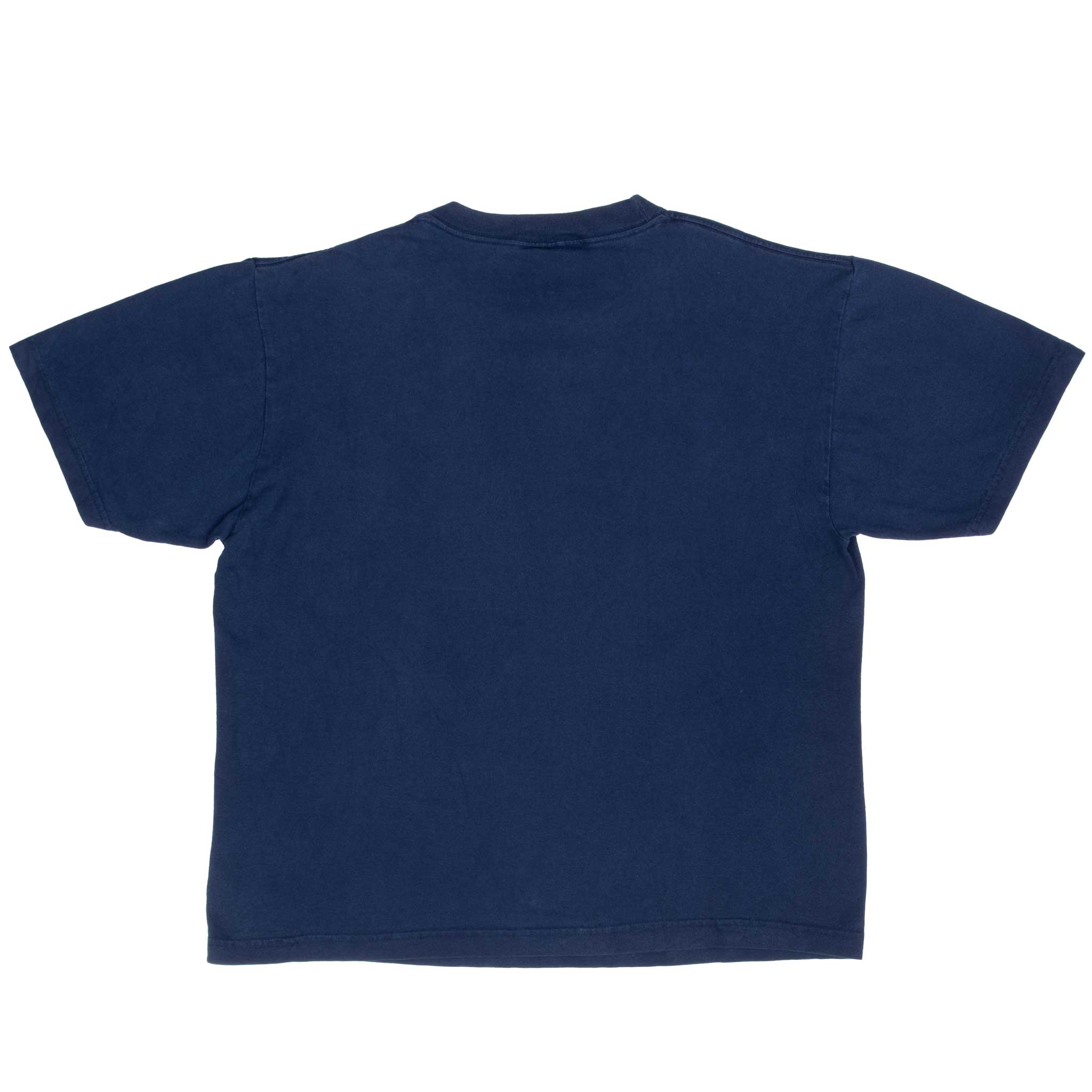 Vintage Nfl Denver Broncos Super Bowl XXXII Champions 1998 Blue Tee Shirt Size XL