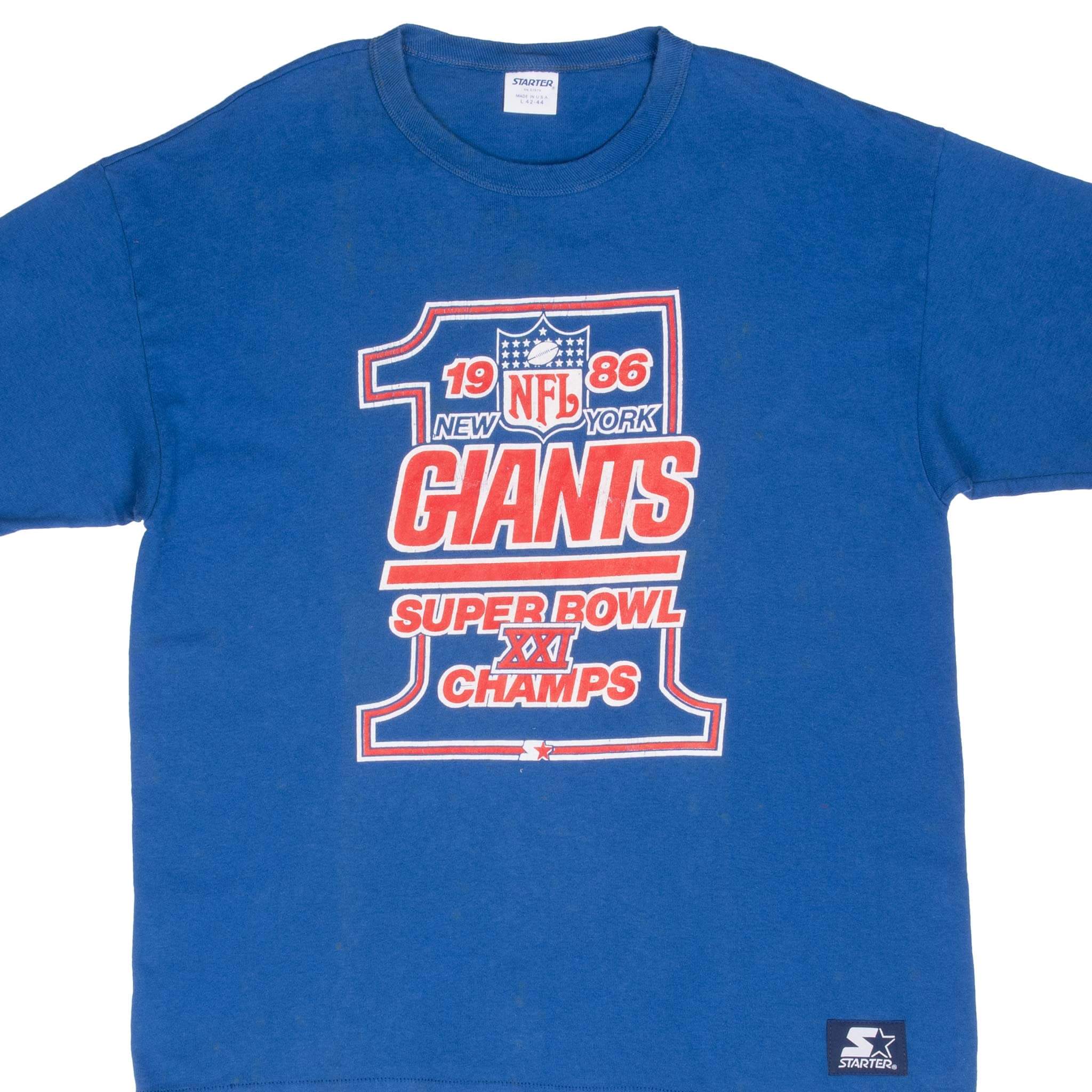 New york giants super bowl shirt sales