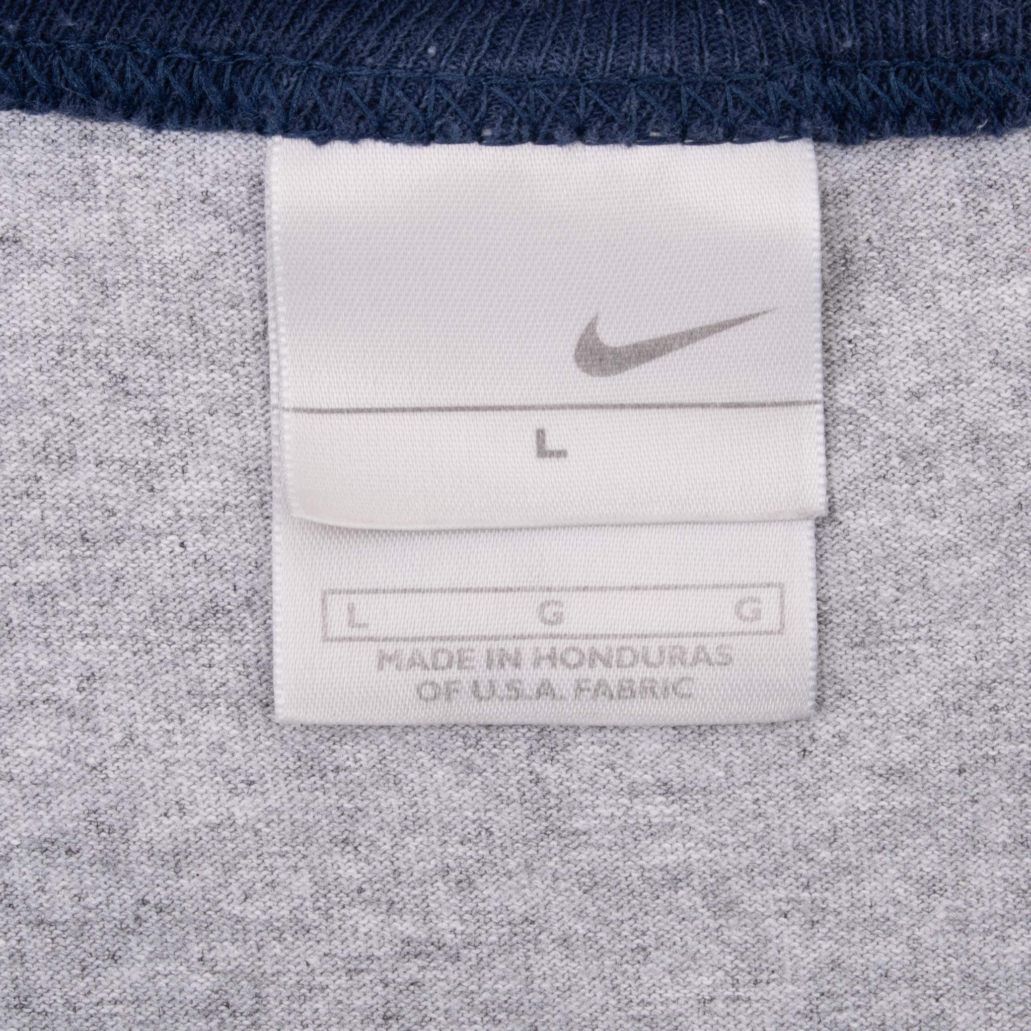 Vintage Nike Classic Swoosh Grey Tee Shirt 2000S Size Large