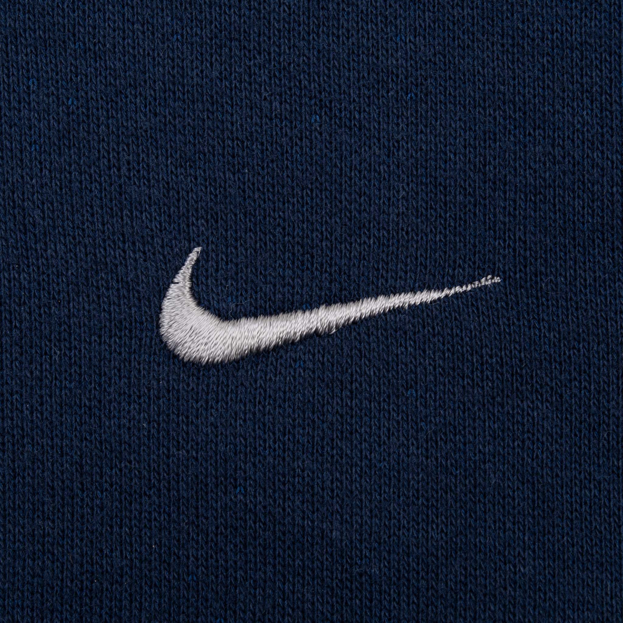 Vintage Nike Classic Swoosh Navy Hoodie Sweatshirt 2000S Size 2XL