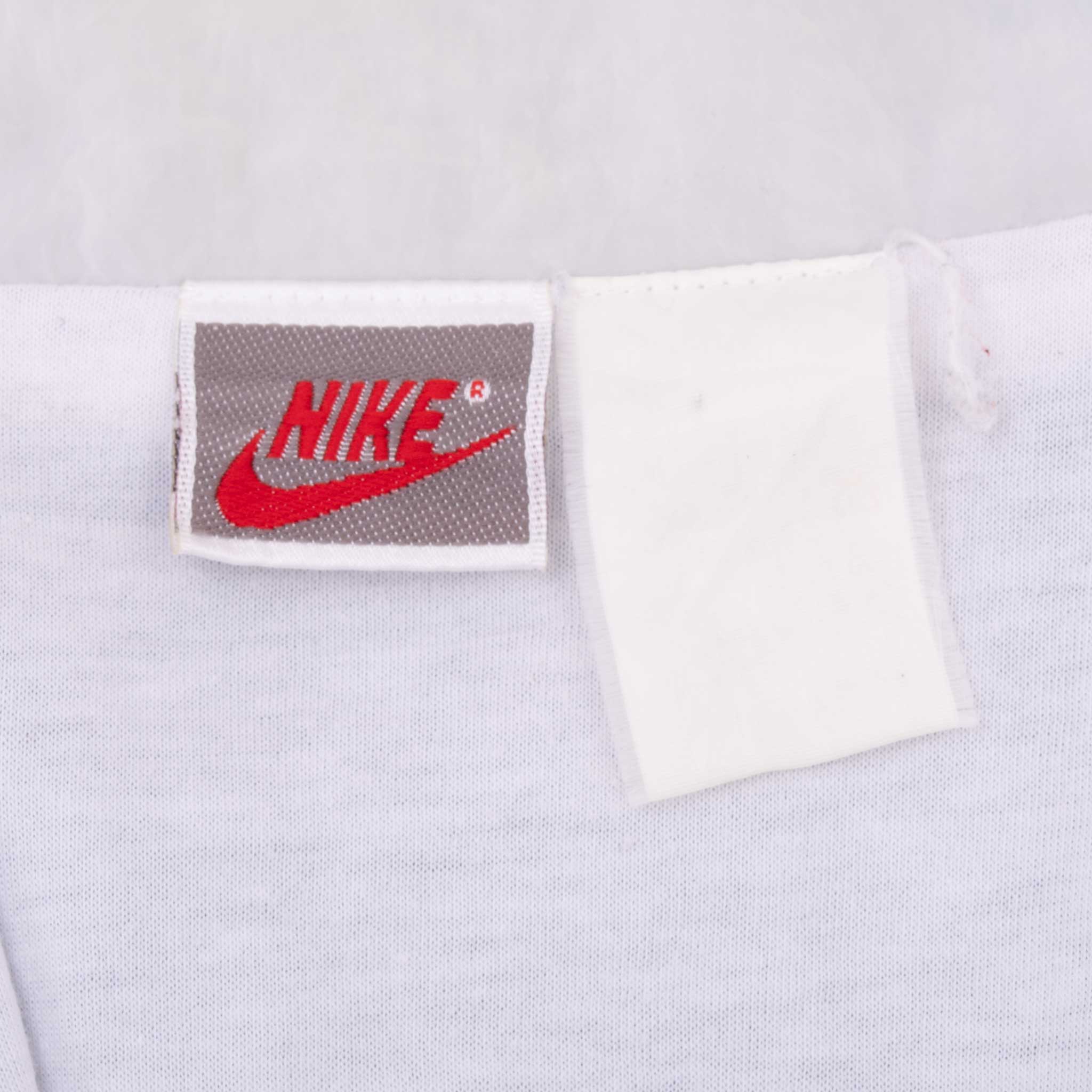 Vintage Nike Swoosh Grey Windbreaker Jacket Late 1980S Size XL