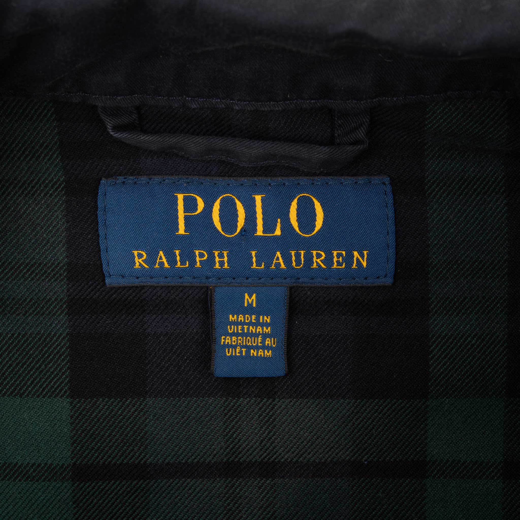 Vintage Polo Ralph Lauren Blue Harrington Golf Jacket 1990S Size Medium