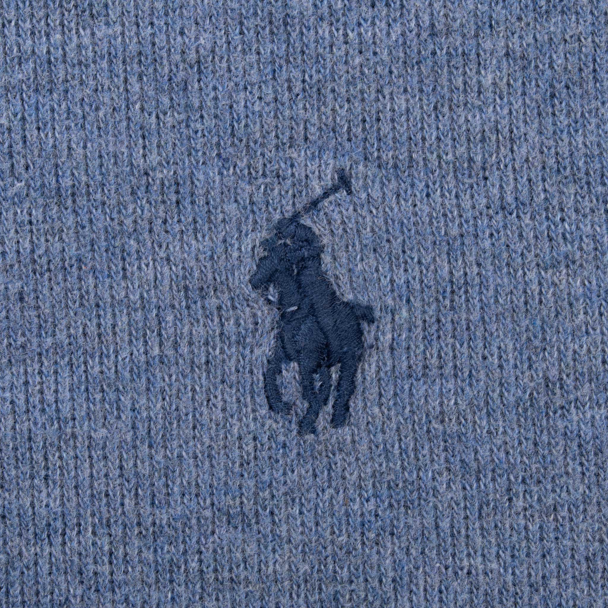 Vintage Polo Ralph Lauren Blue Quarter 1/4 Zip Sweater Size 2XL