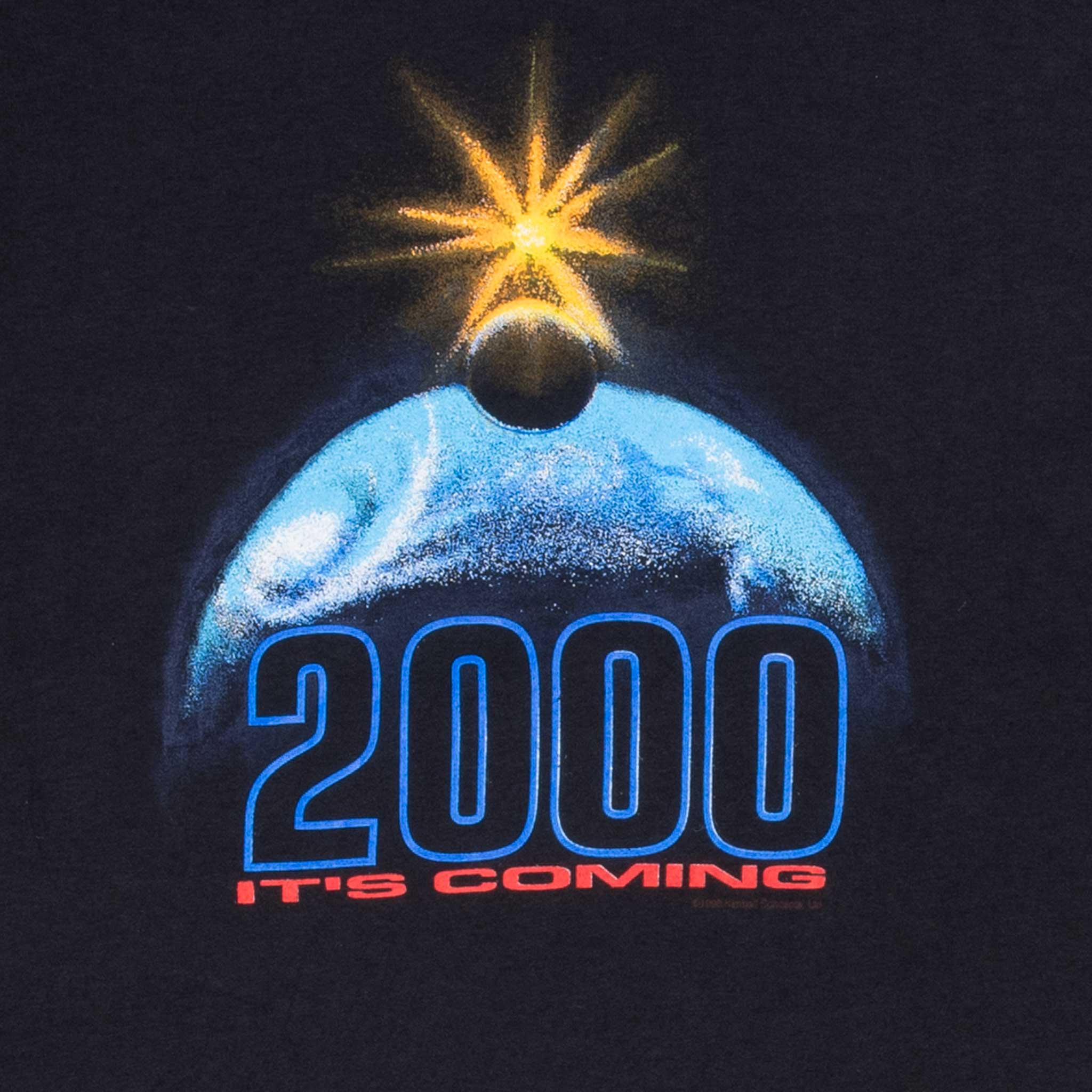 Vintage The New Millennium Year 2000 Tee Shirt Size XL Deadstock
