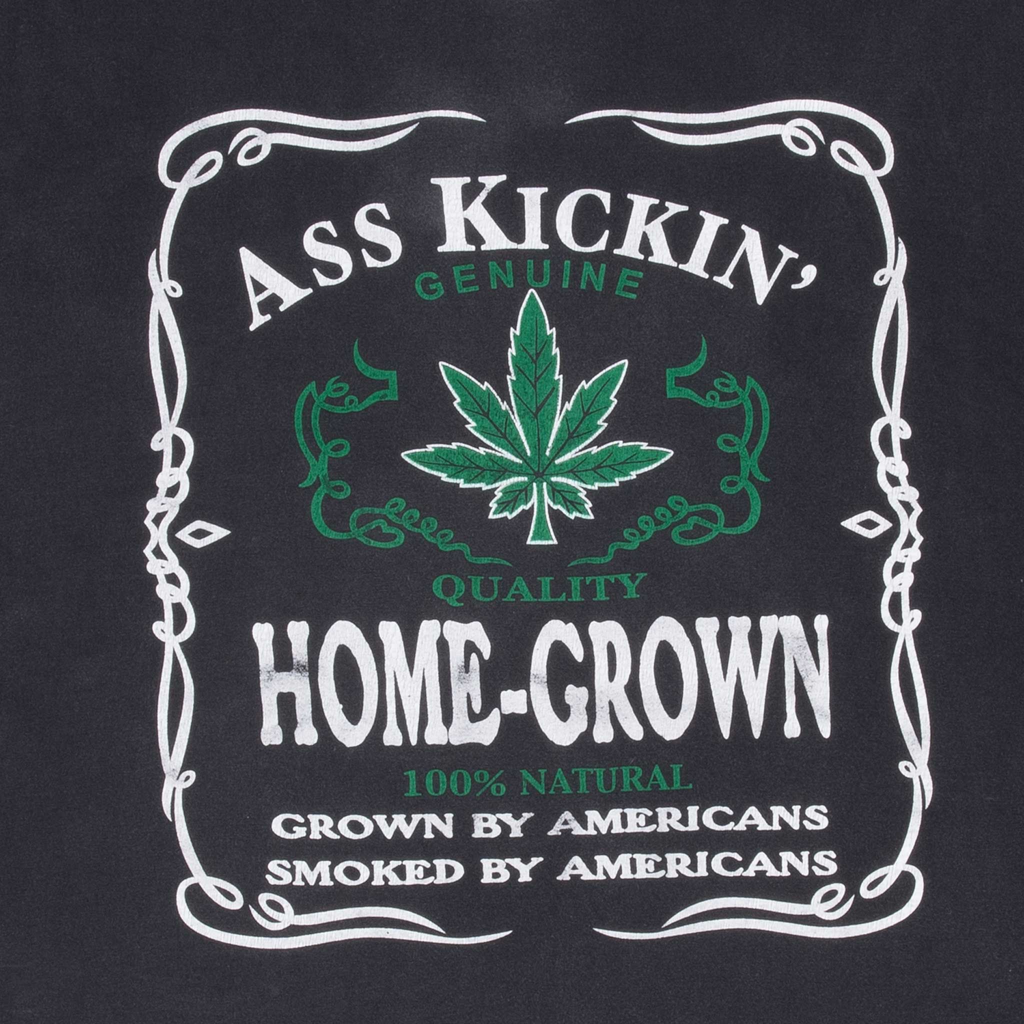 Vintage Weed Agriculture Home Grown Tee Shirt 2000S Size 2XL