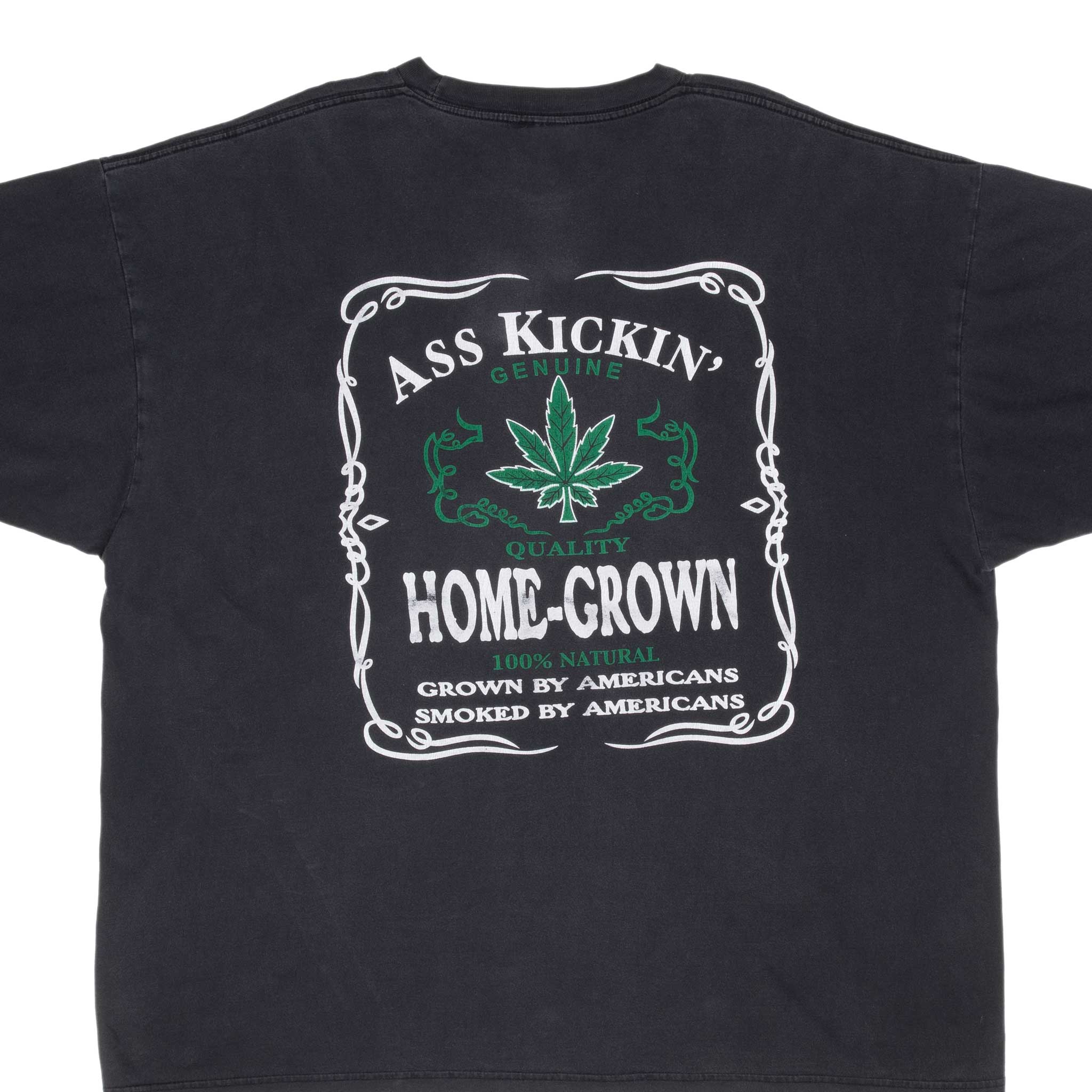 Vintage Weed Agriculture Home Grown Tee Shirt 2000S Size 2XL