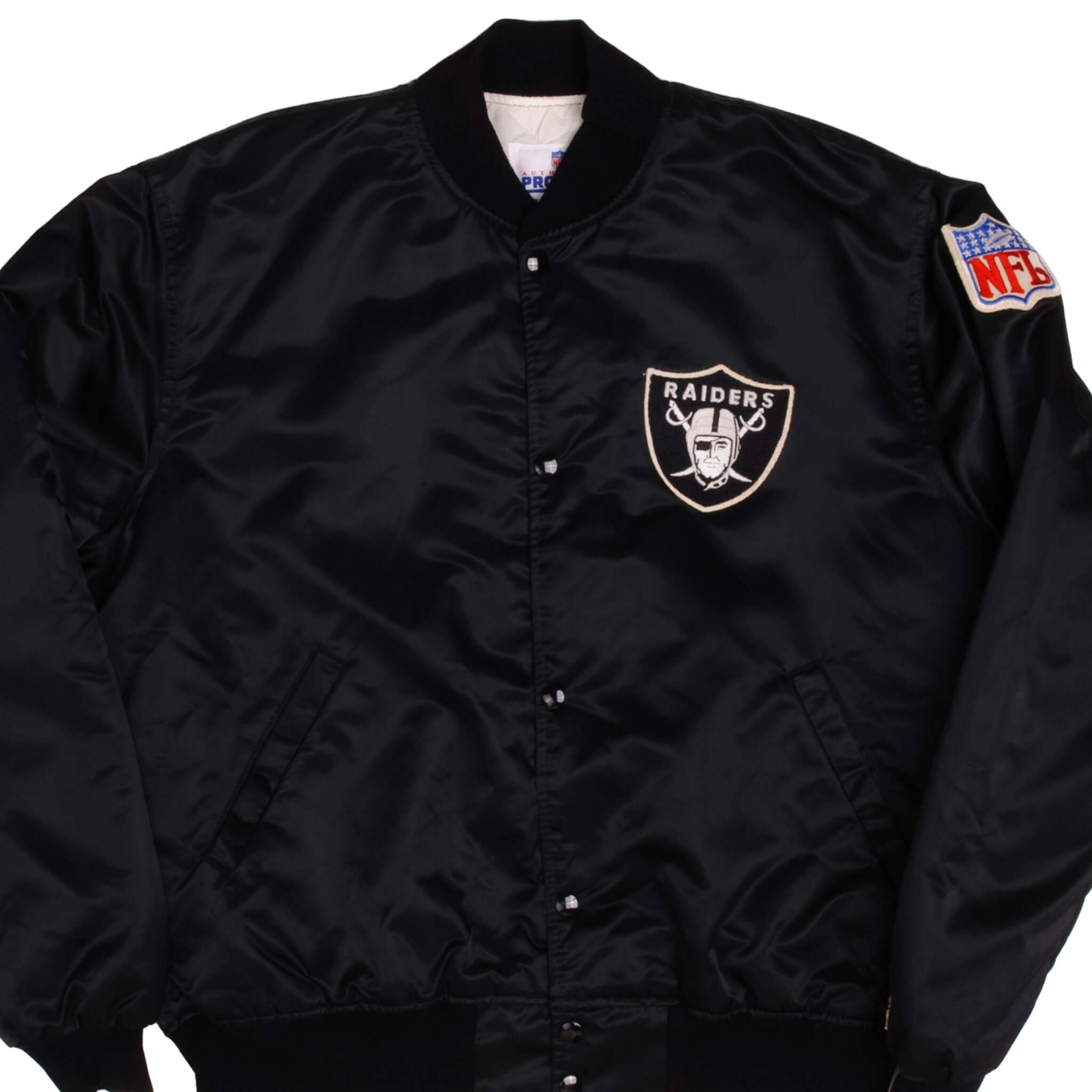 Vintage NFL Raiders Starter Proline Jacket 1990S Size Large Made In Usa