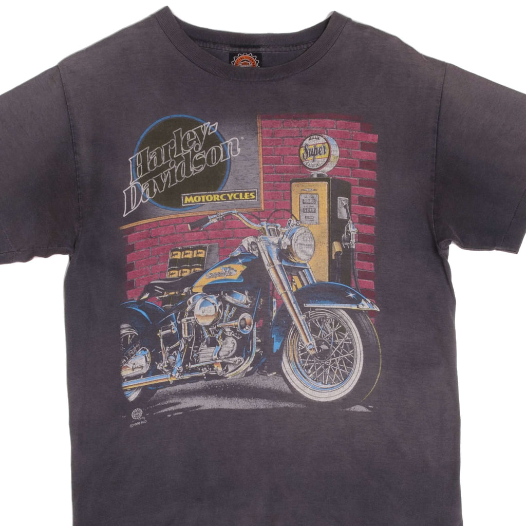 Vintage Original Harley Davidson 1996 Tee Shirt Size Medium Made In USA With Single Stitch Sleeves