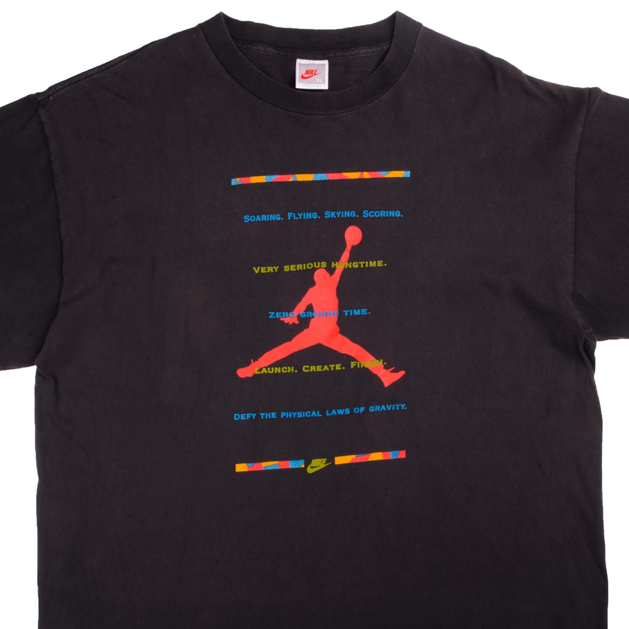 VINTAGE NIKE AIR JORDAN TEE SHIRT 1987-1992 SIZE XL MADE IN USA
