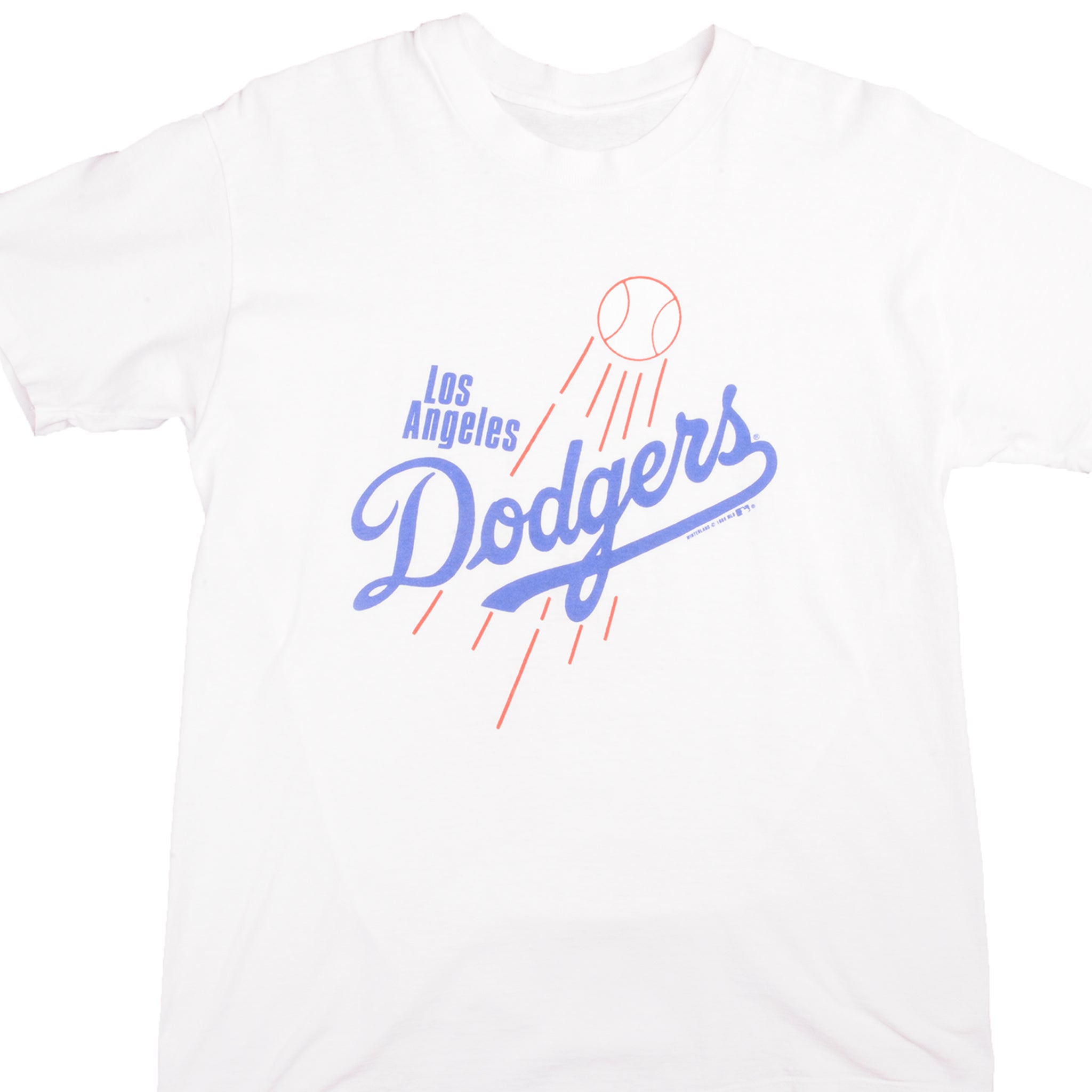 Vintage MLB Los Angeles Dodgers Tee Shirt 1988 Size Large Made in USA