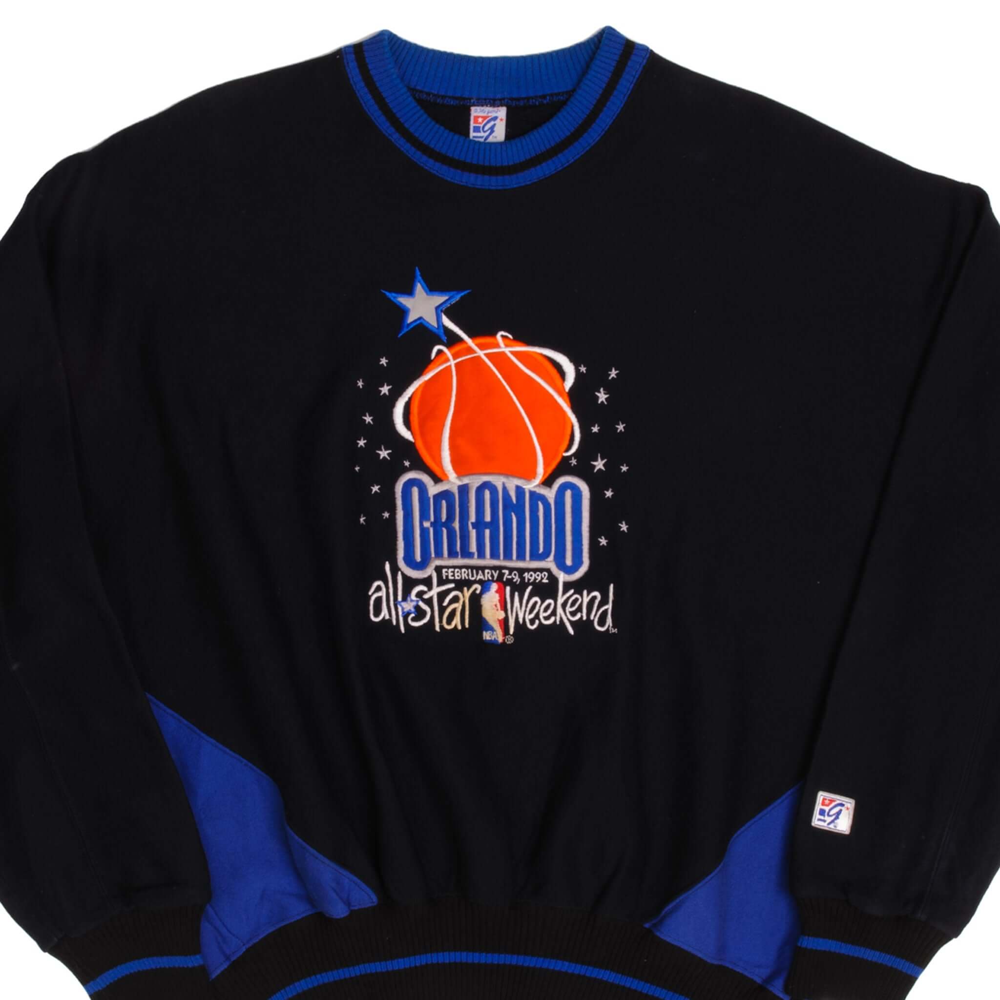 Vintage Nba Orlando Magic All Star Weekend Sweatshirt 1992 Size XLarge Made In USA