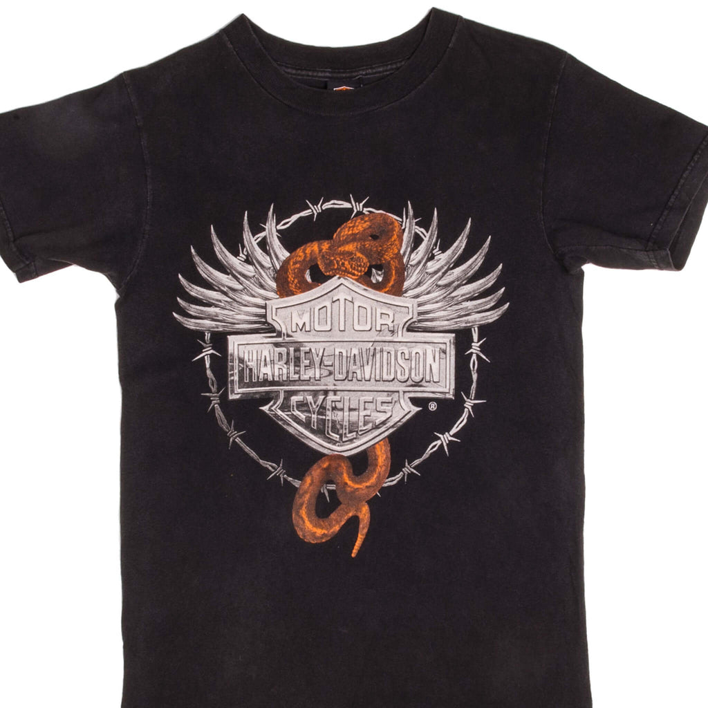 Vintage Harley Davidson Austin Texas Tee Shirt Size Small Made In USA