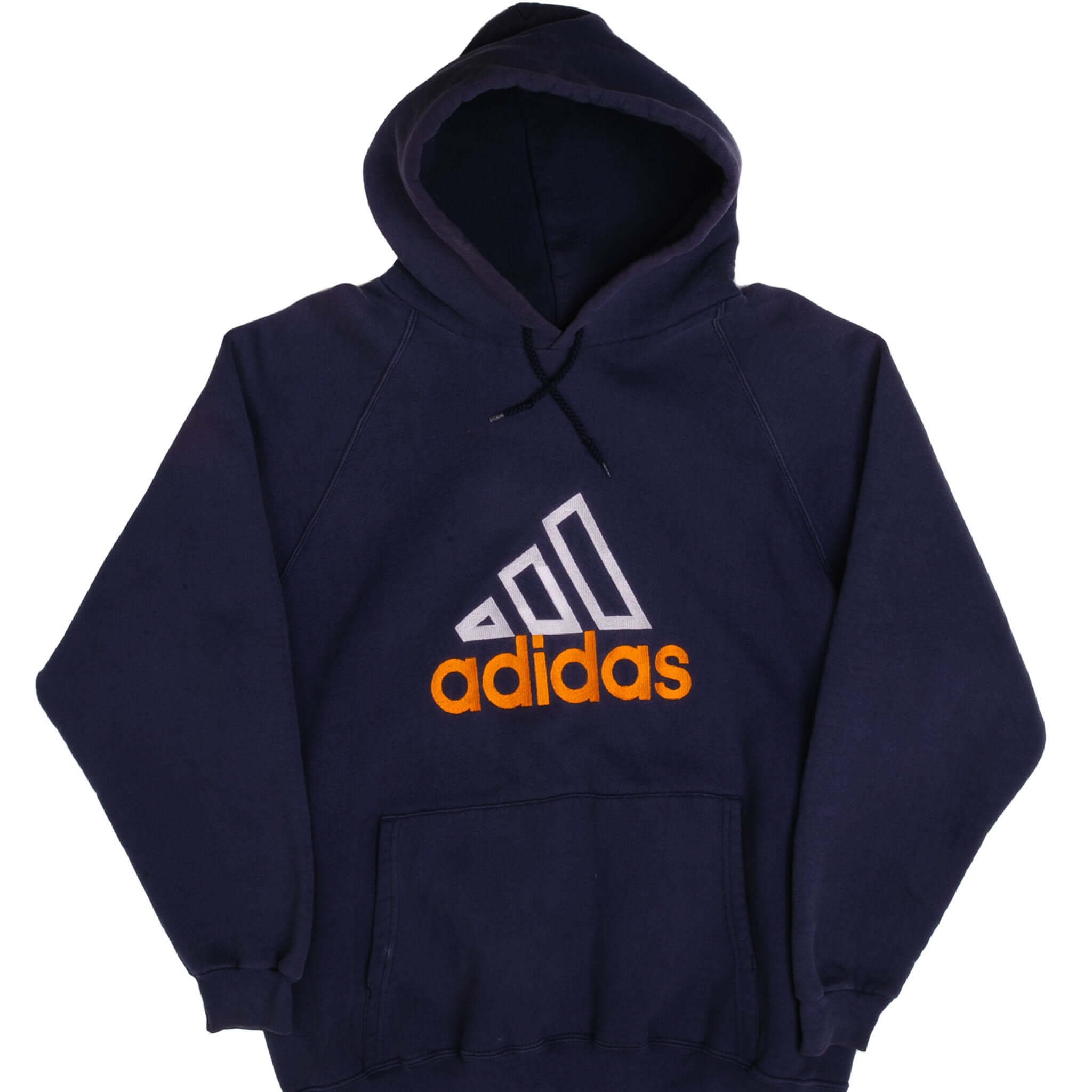 Vintage Adidas Hoodie Sweatshirt 1990S Size Medium Made In USA