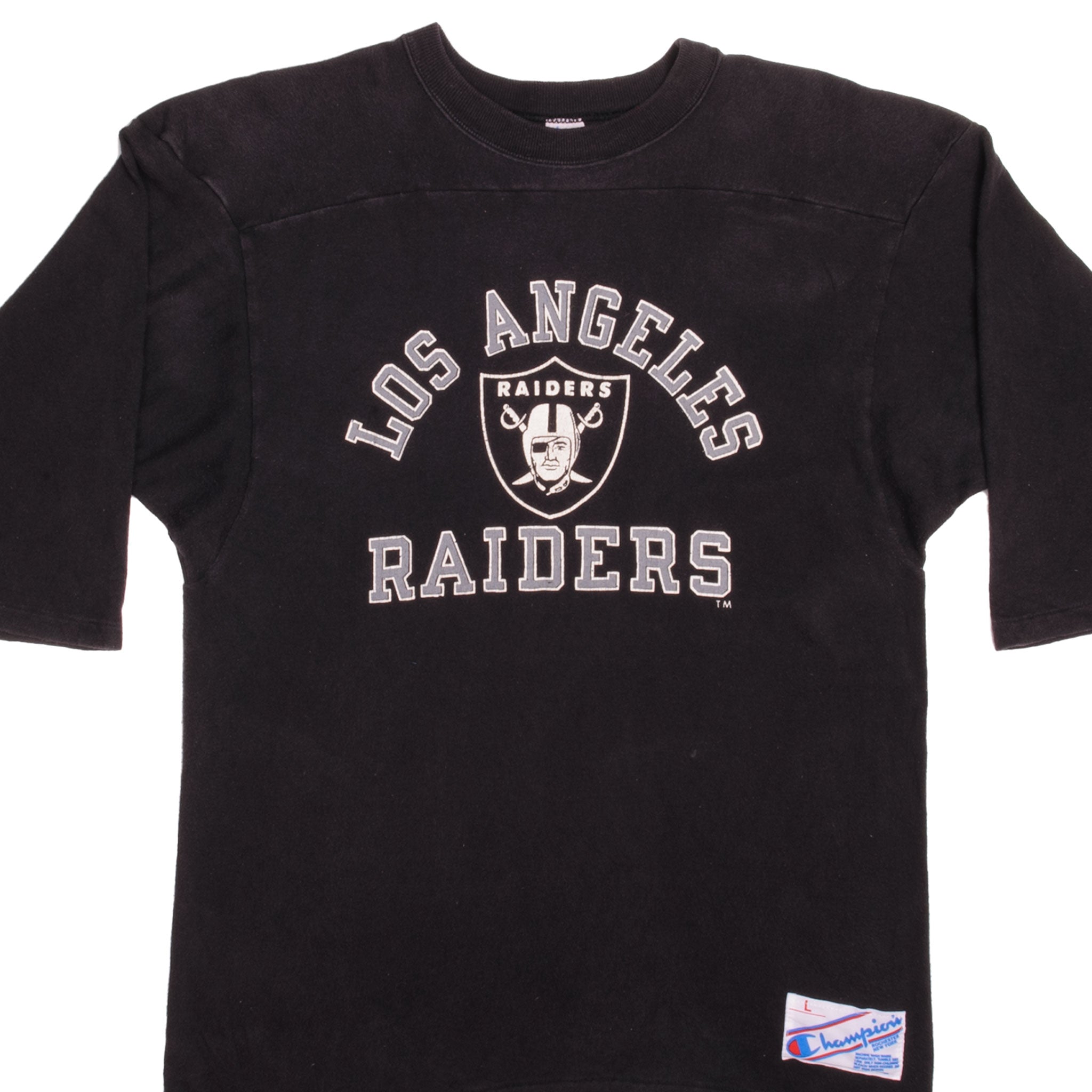 Sports / College Vintage Champion NFL Los Angeles Raiders Tee Shirt 1980s Medium Made in USA