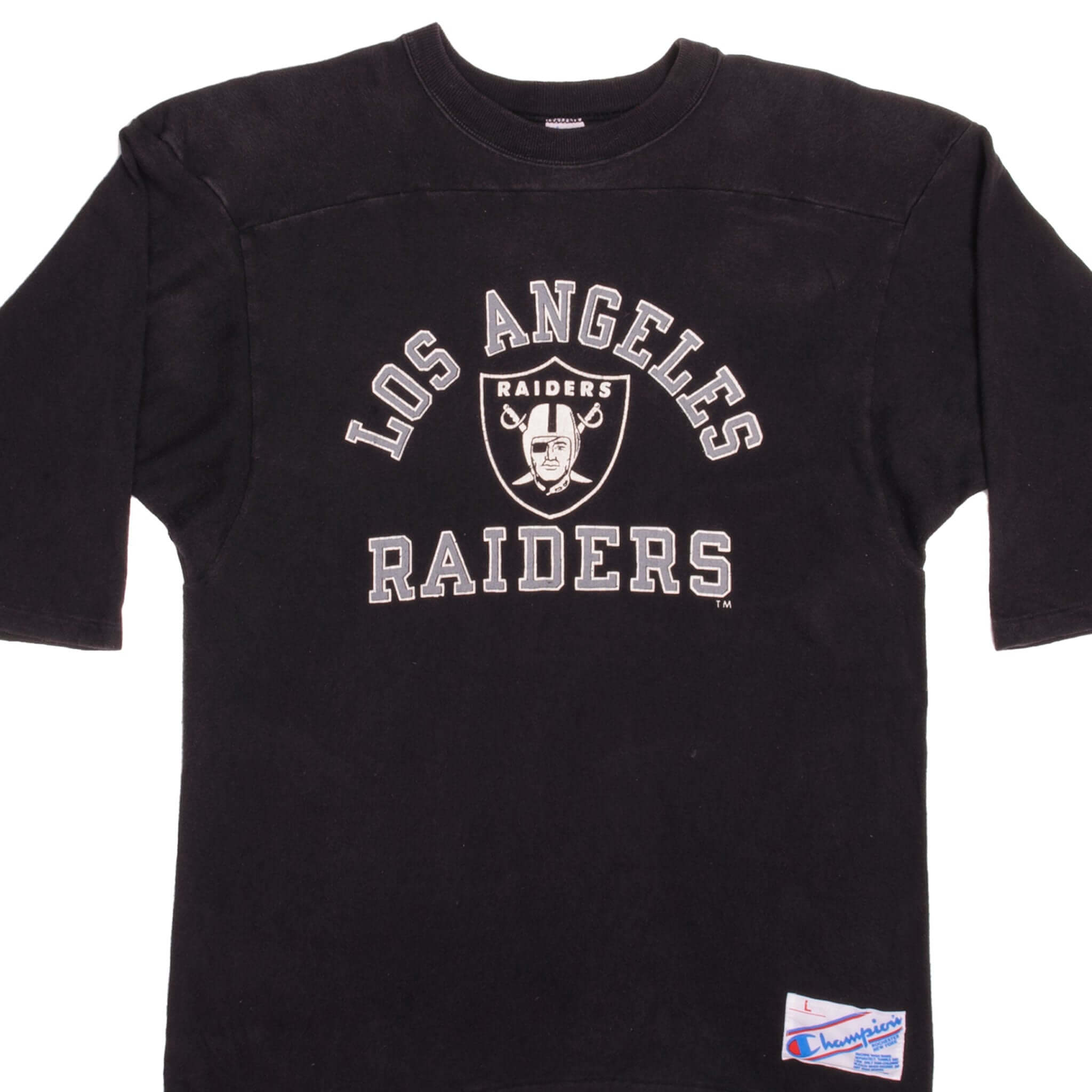 Sports / College Vintage Champion NFL Los Angeles Raiders Tee Shirt 1980s Medium Made in USA