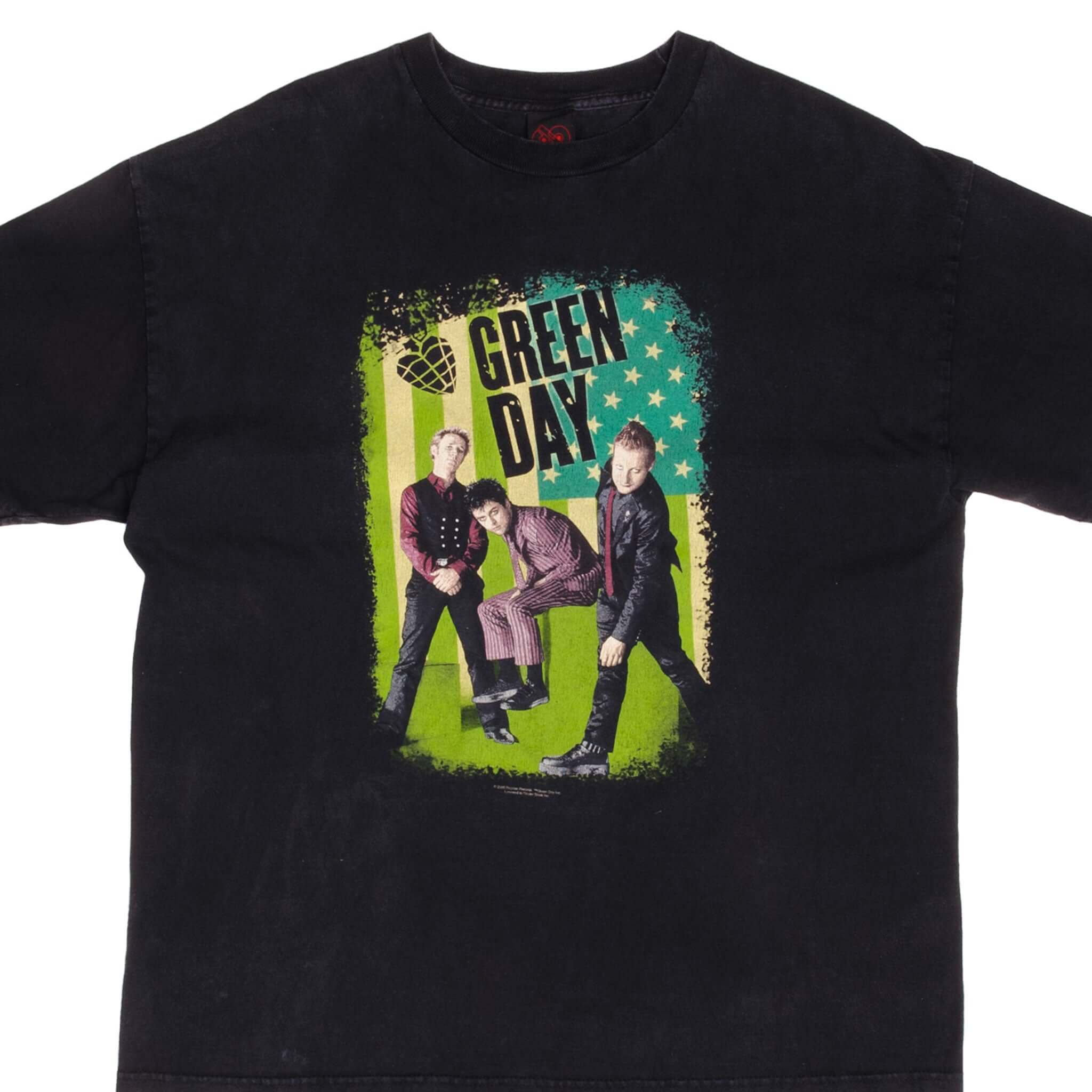 Vintage Green Day 2005 Reprise Record Cinder Block Tee Shirt Size Xl