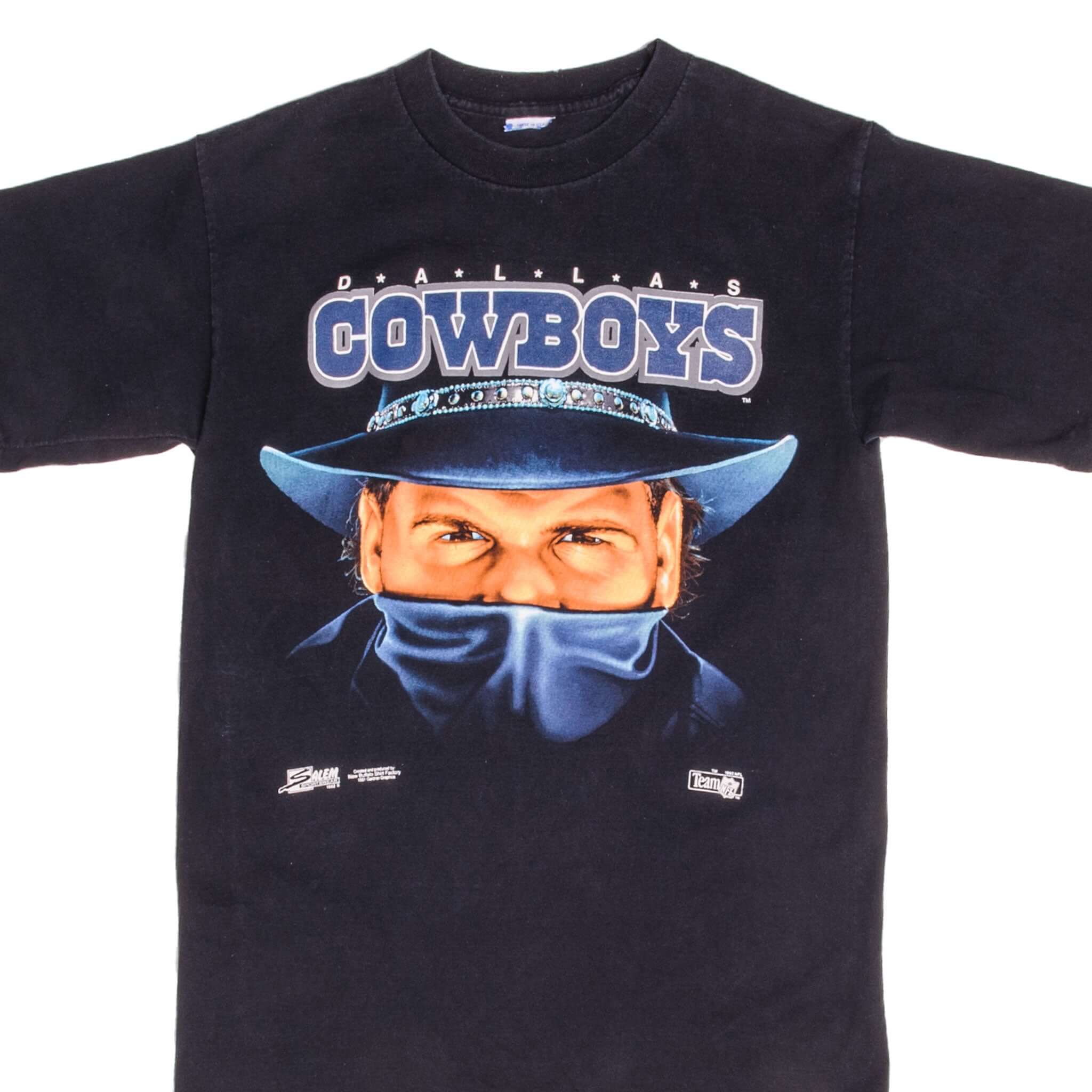 VINTAGE NFL DALLAS COWBOYS TEE SHIRT 1992 SMALL MADE USA – Vintage