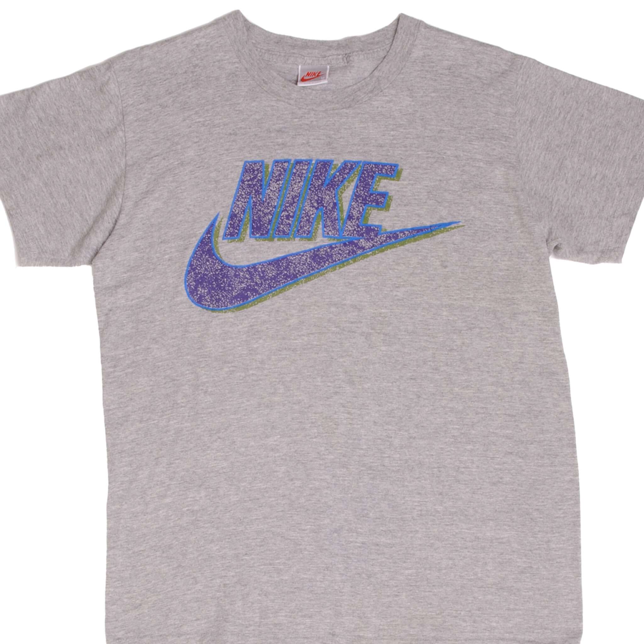 Vintage Nike Just Do It Shirt Large White 90s Grey Tag