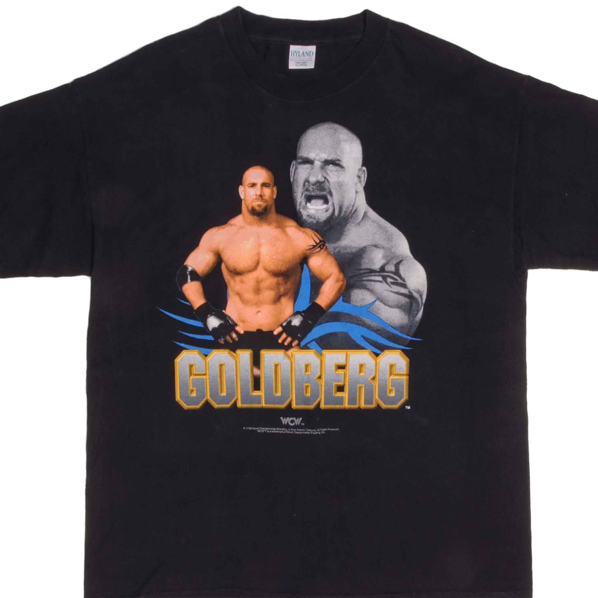 Vintage World Championship Wrestling Goldberg Tee Shirt 1998 Size XL