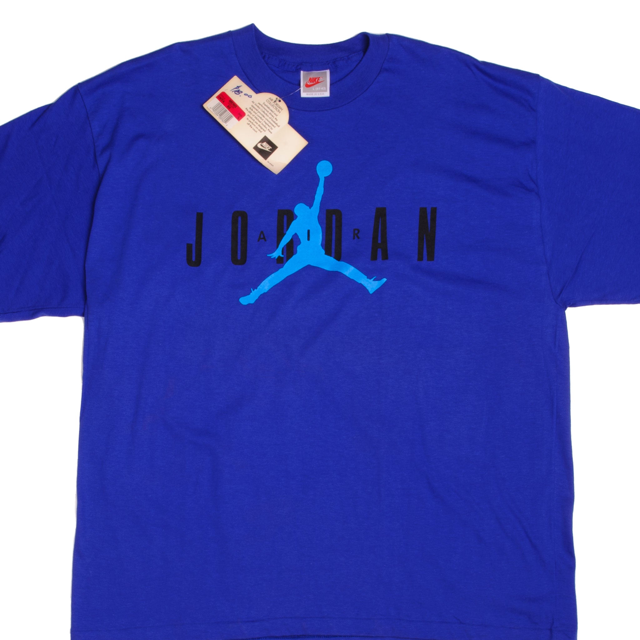 blue jordan shirt
