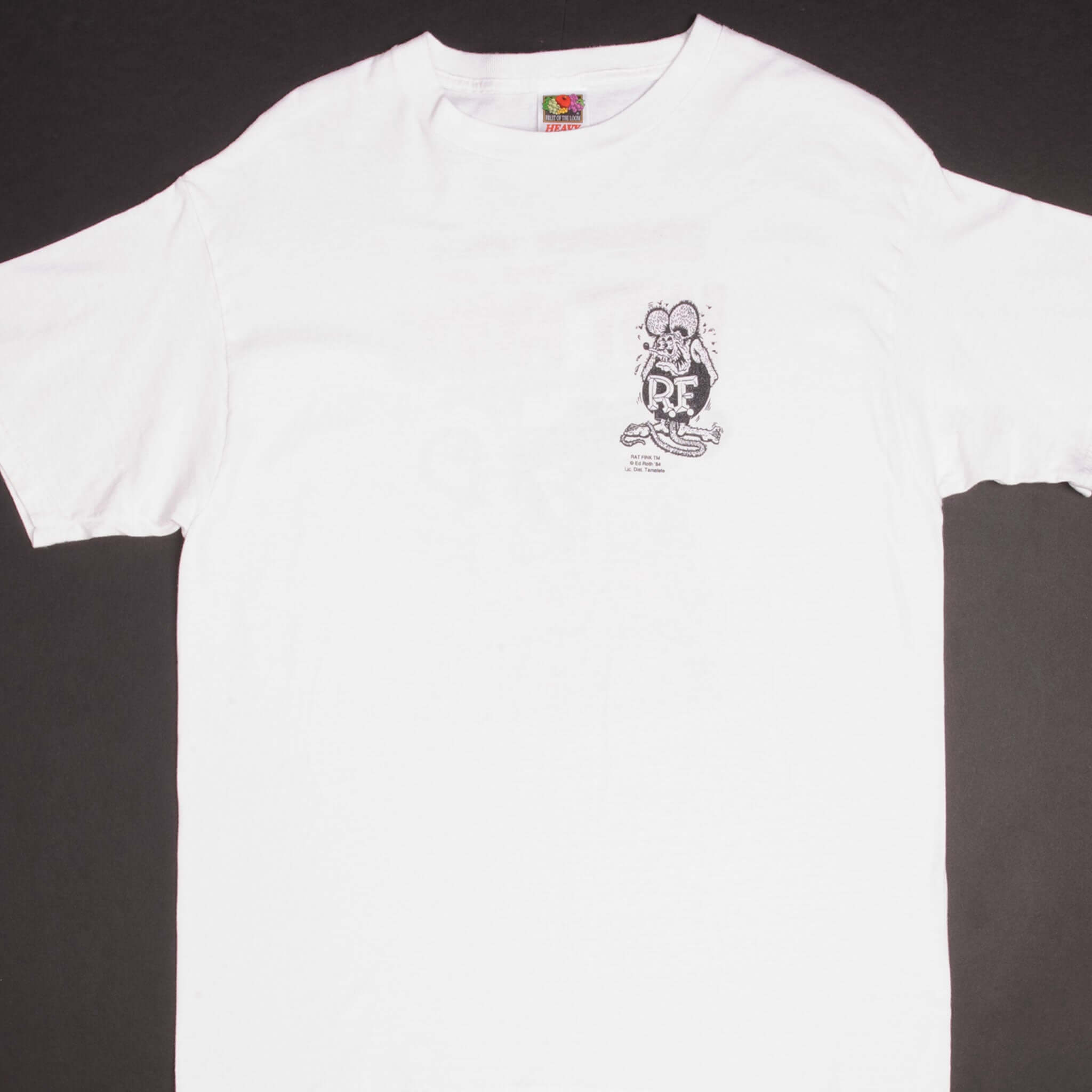 VINTAGE RAT FINK TEE SHIRT HOT RODS 1984 SIZE LARGE