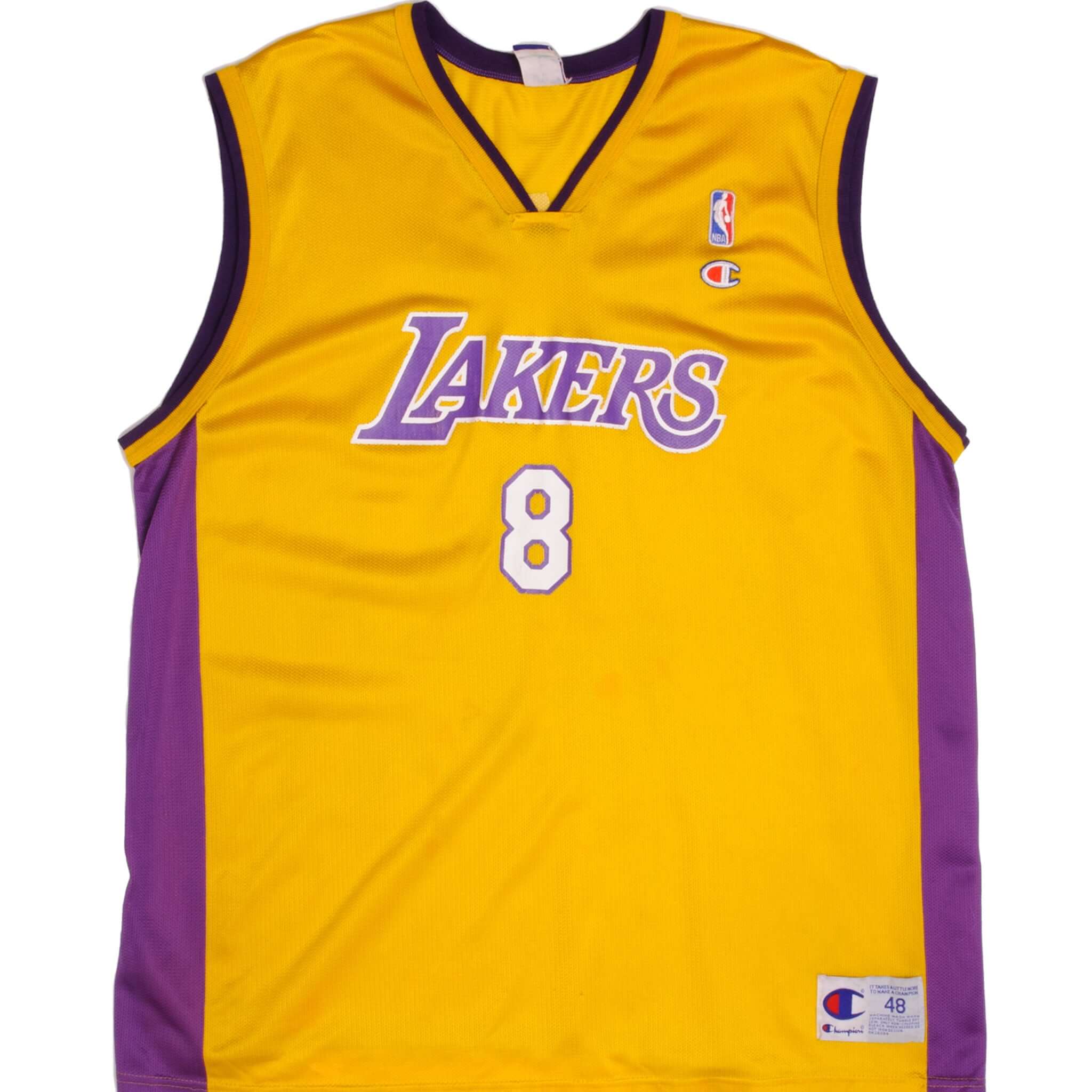 KOBE BRYANT LOS ANGELES LAKERS #24 YELLOW THROWBACK JERSEY (HEAT