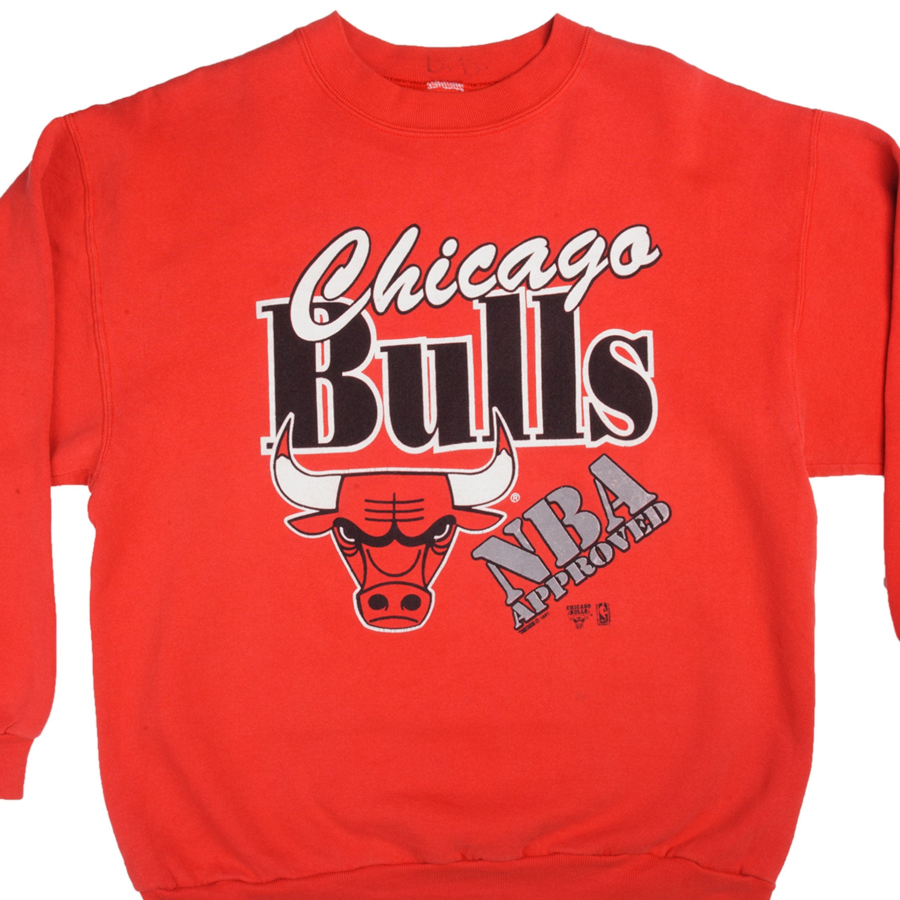 red chicago bulls sweater