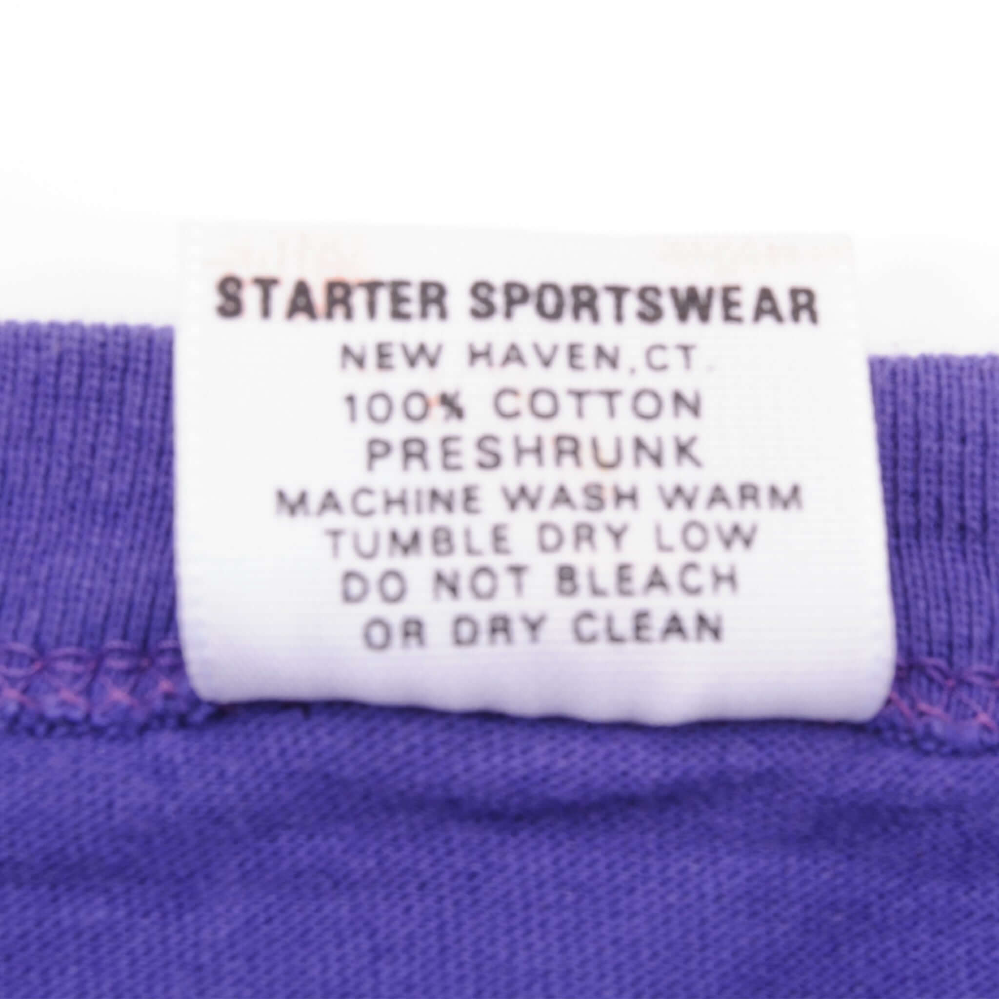 VINTAGE STARTER NFL MINNESOTA VIKINGS TEE SHIRT 1990 SIZE LARGE MADE IN USA