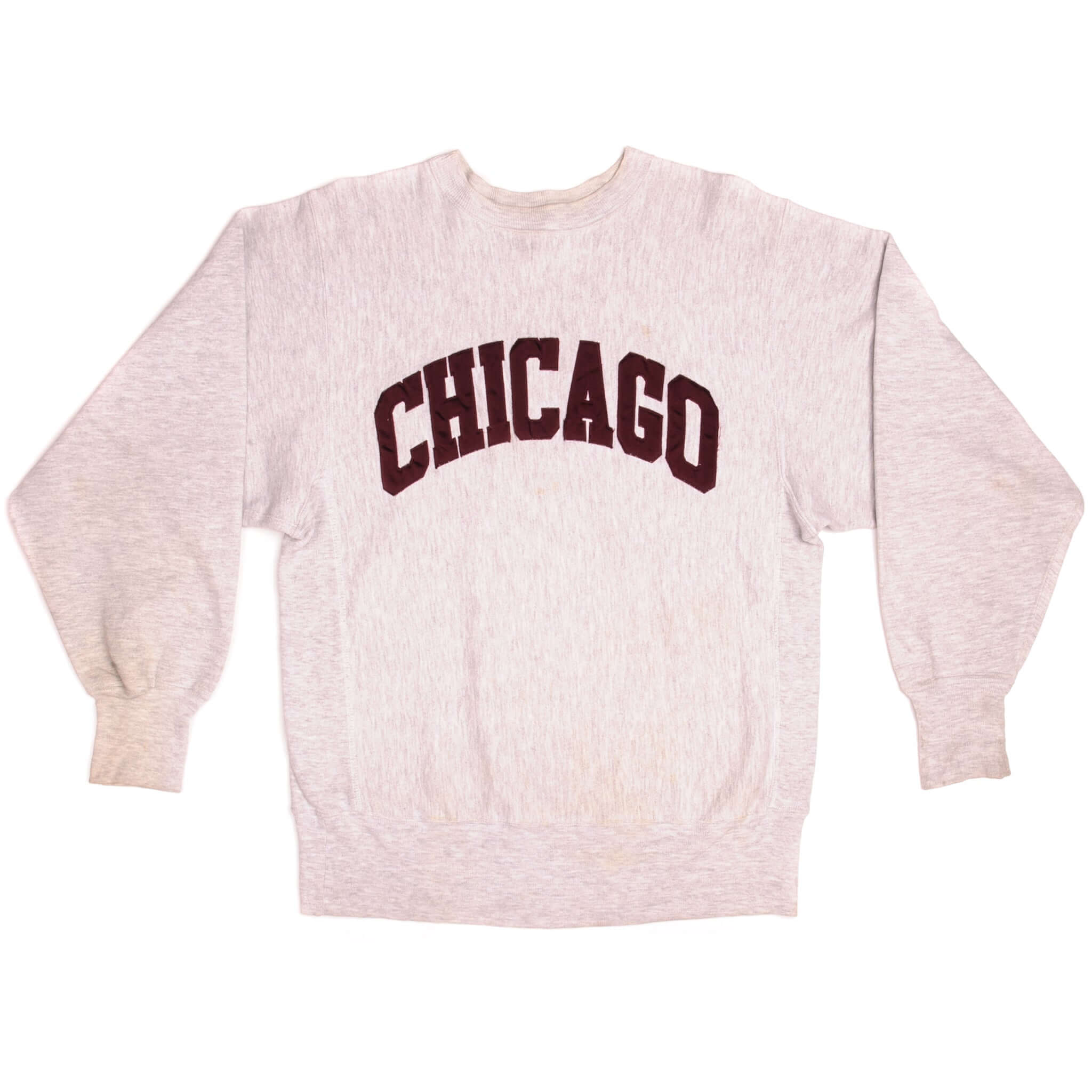 Vintage Champion Reverse Weave Chicago Sweatshirt 1990s Size Large.