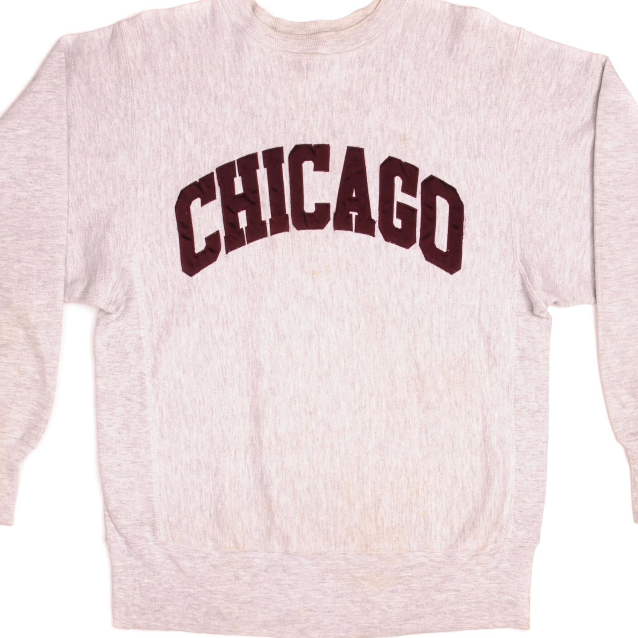 Vintage Champion Reverse Weave Chicago Sweatshirt 1990s Size Large.