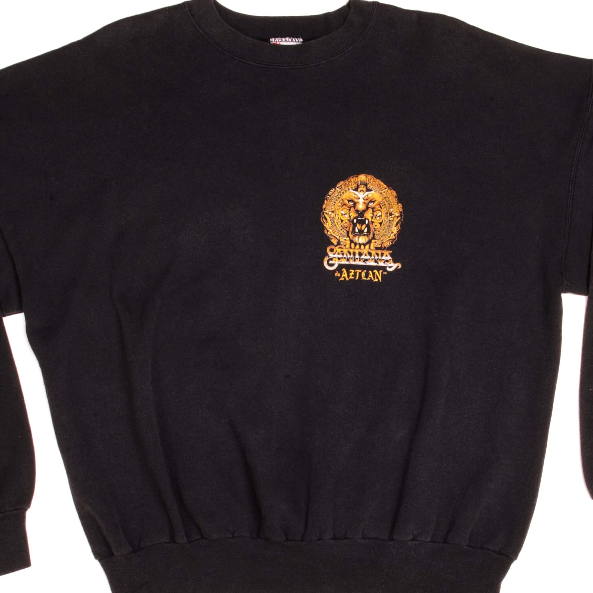 Vintage Carlos Santana De Aztlan Music From The Heart Promo Concert Tour Album Hanes Sweatshirt 1998 Size XXL.